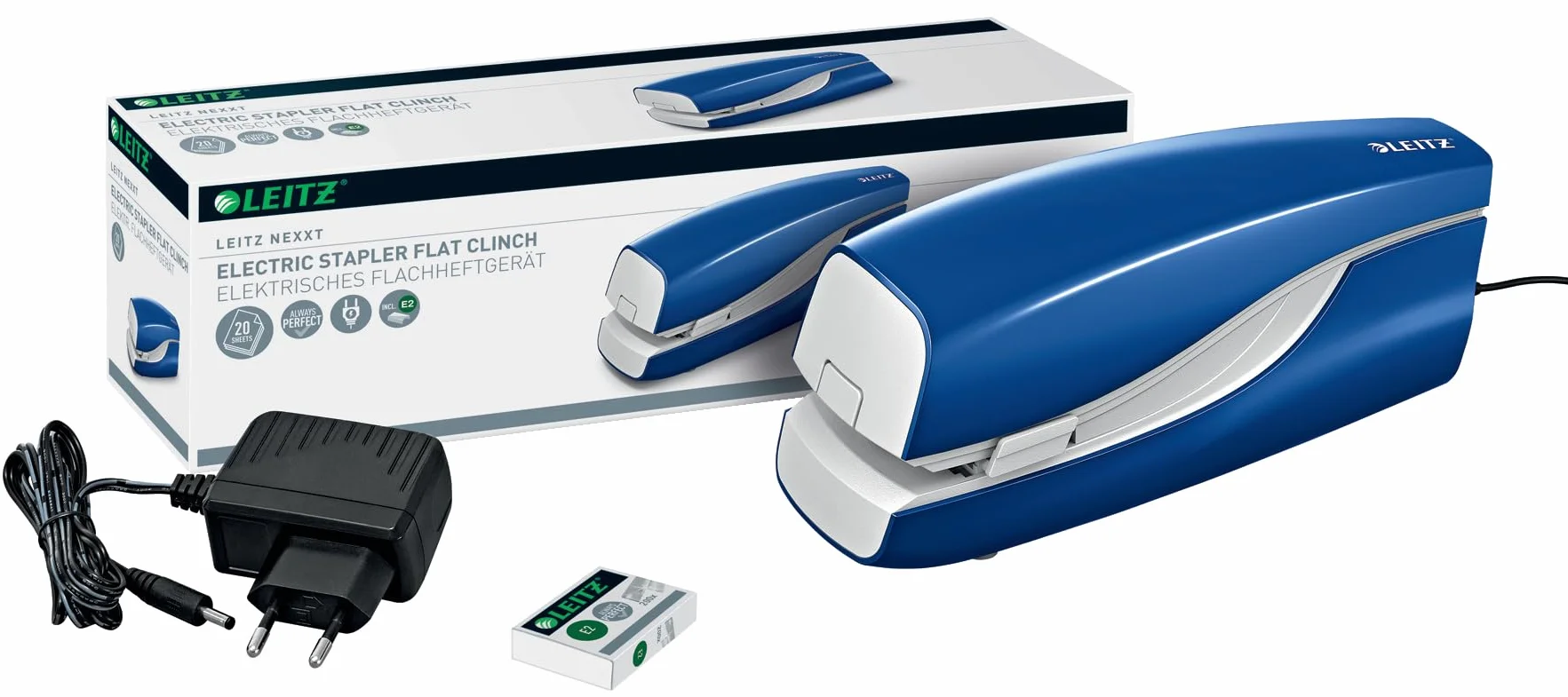 Leitz NeXXt Series zszywacz elektryczny, 20 arkuszy - parent ASIN - DE(4)