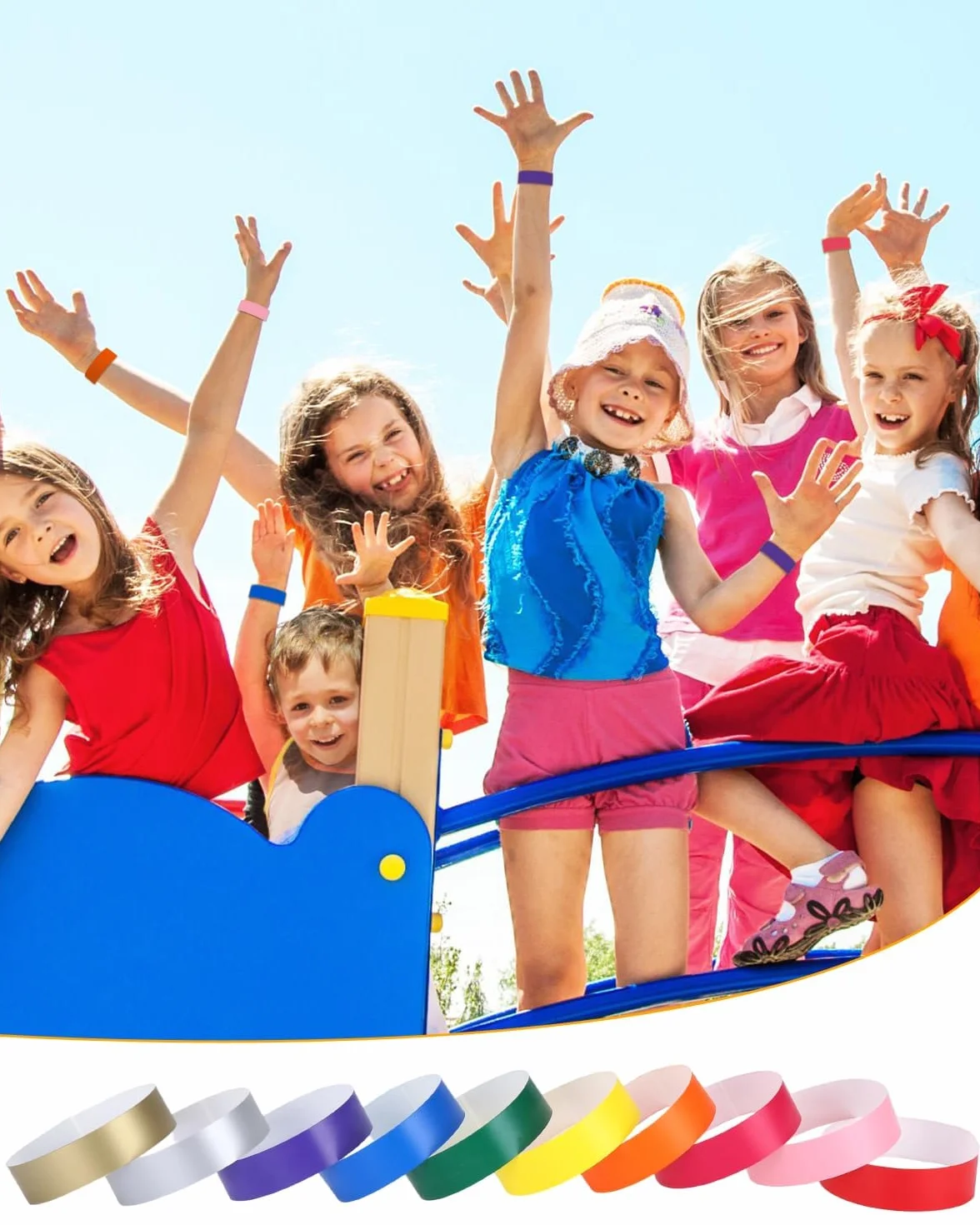 1000 sztuk opasek wejściowych, opasek wstępu na imprezy, opasek festiwalowych, opasek imprezowych, opasek wstępu na imprezy muzyczne, festiwale, koncerty, konkursy (10 kolorów)