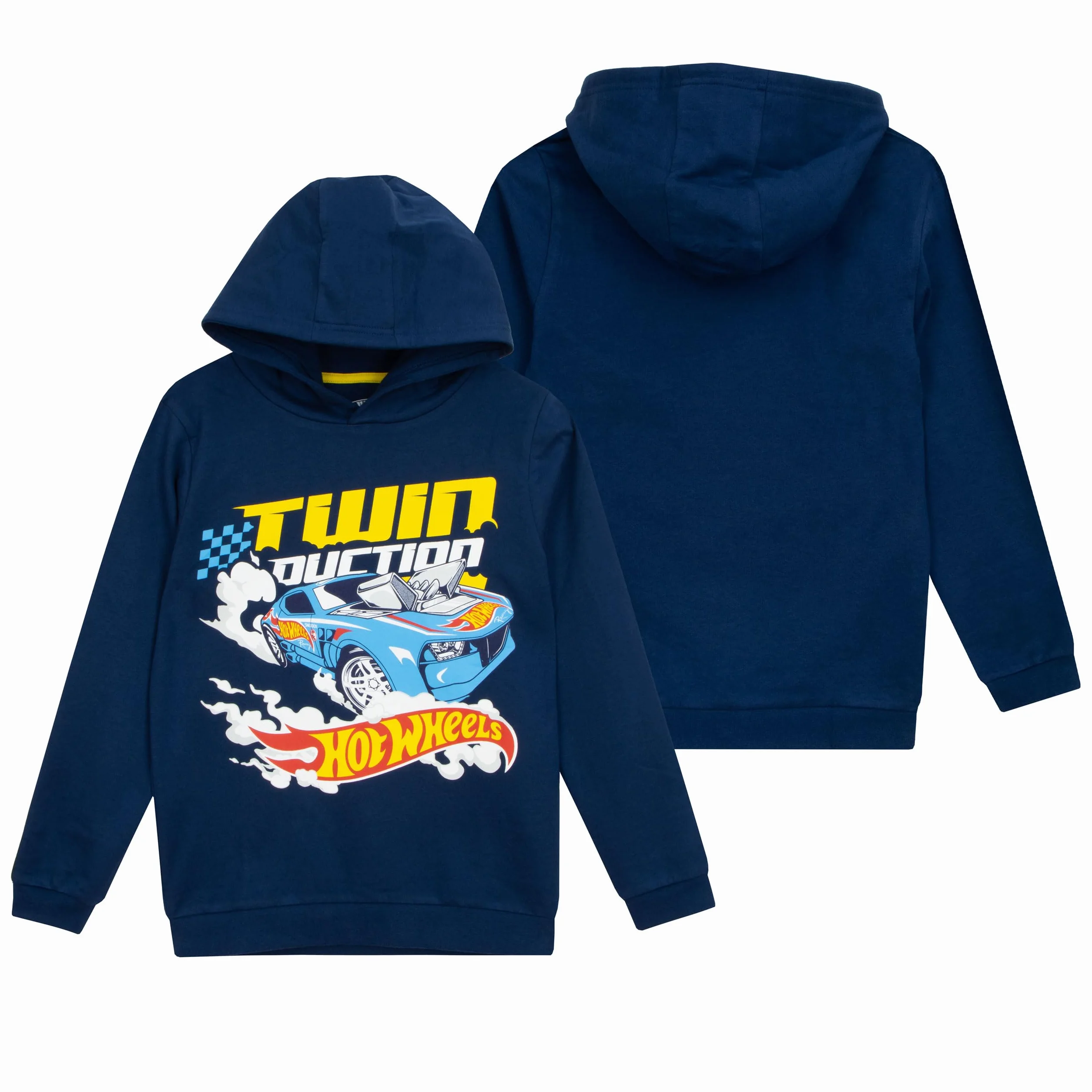 Hot Wheels Bluza | Bluza Chłopięca z Wyścigowym Samochodem | Bluzy Dla Chłopców z 100% Bawełny