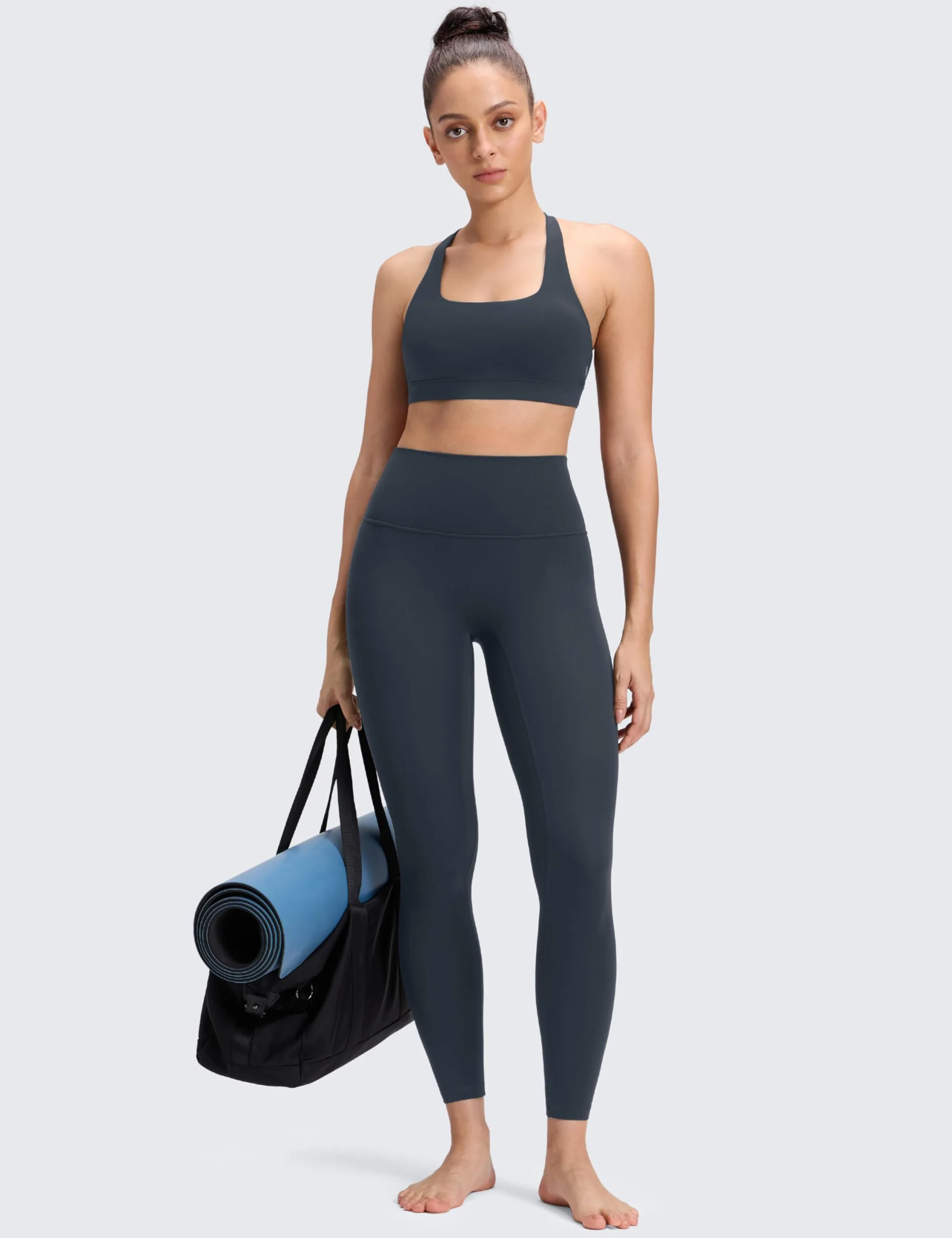 CRZ YOGA Damskie legginsy do jogi Butterluxe bez szwów z przodu, 25 cali – spodnie do ćwiczeń Pilates, z wysokim stanem, maślane, miękkie