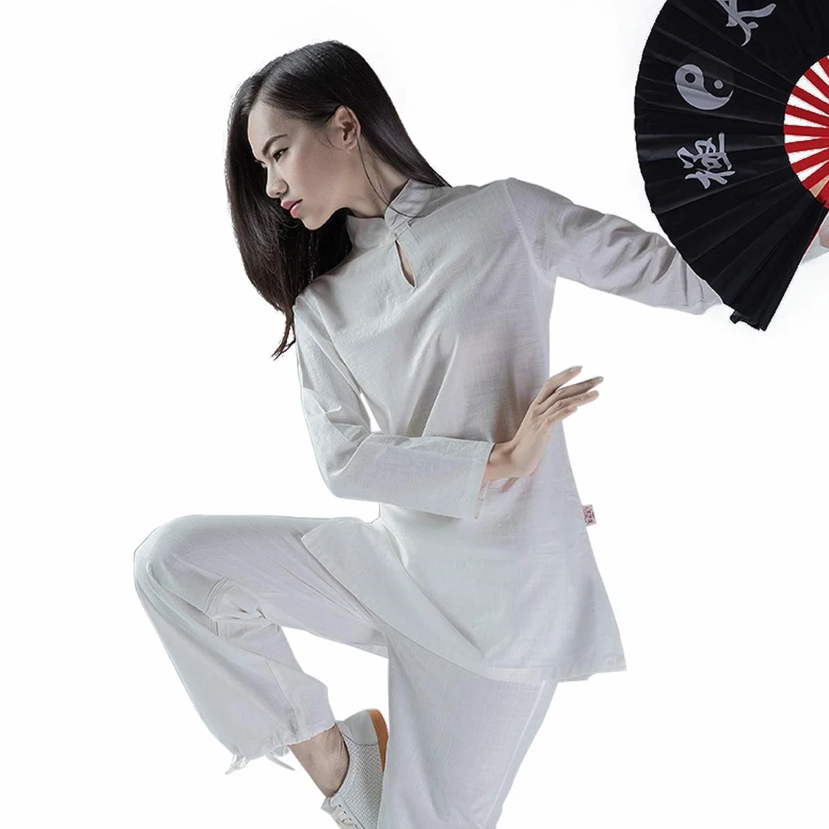KSUA Damski strój tai chi chiński kung fu odzież bawełna Wing Chun jednolity strój do jogi Zen medytacja sztuki walki