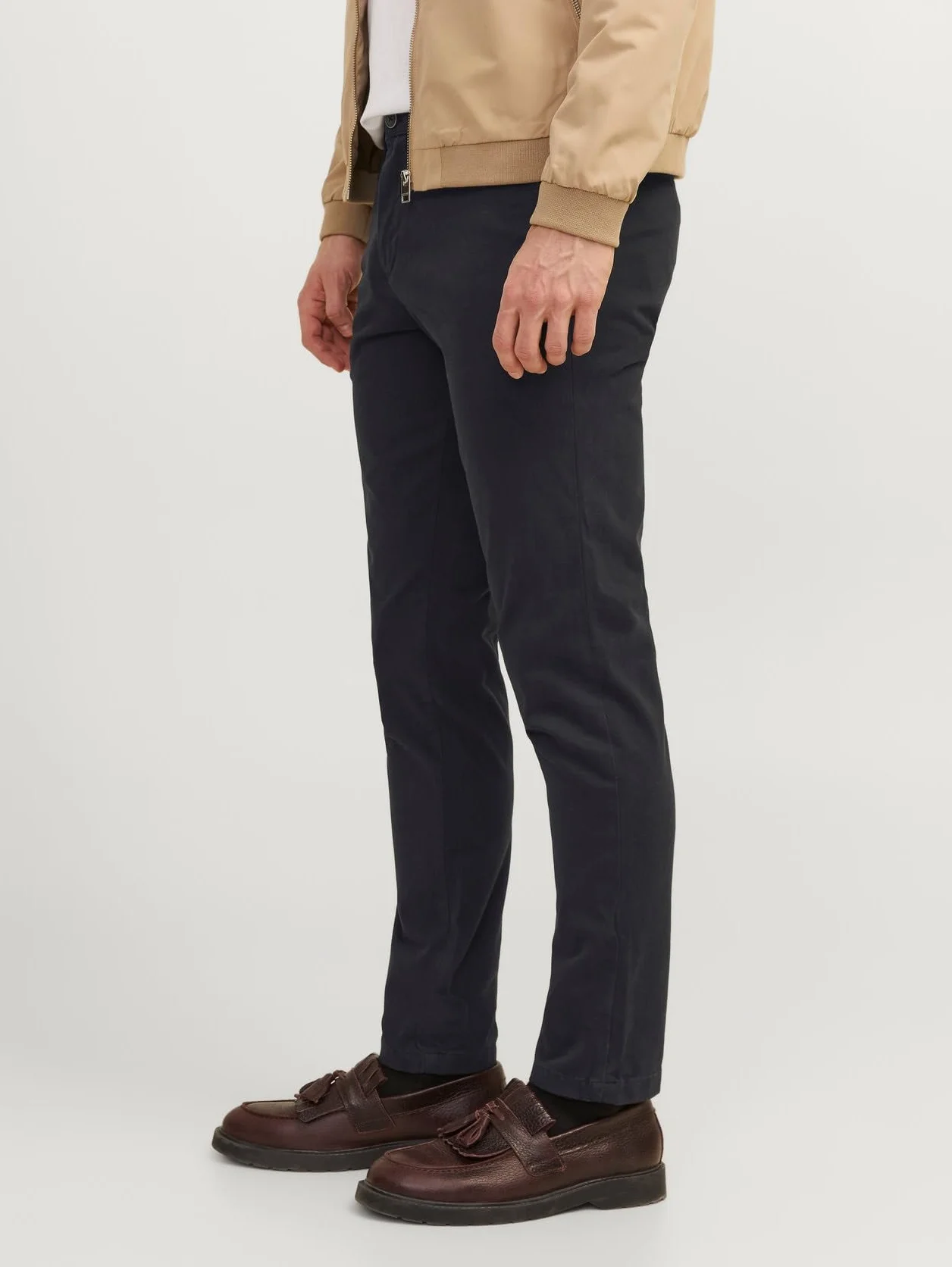JACK & JONES Jpstmarco Jjbowie Sa Black Noos - Spodnie Mężczyźni