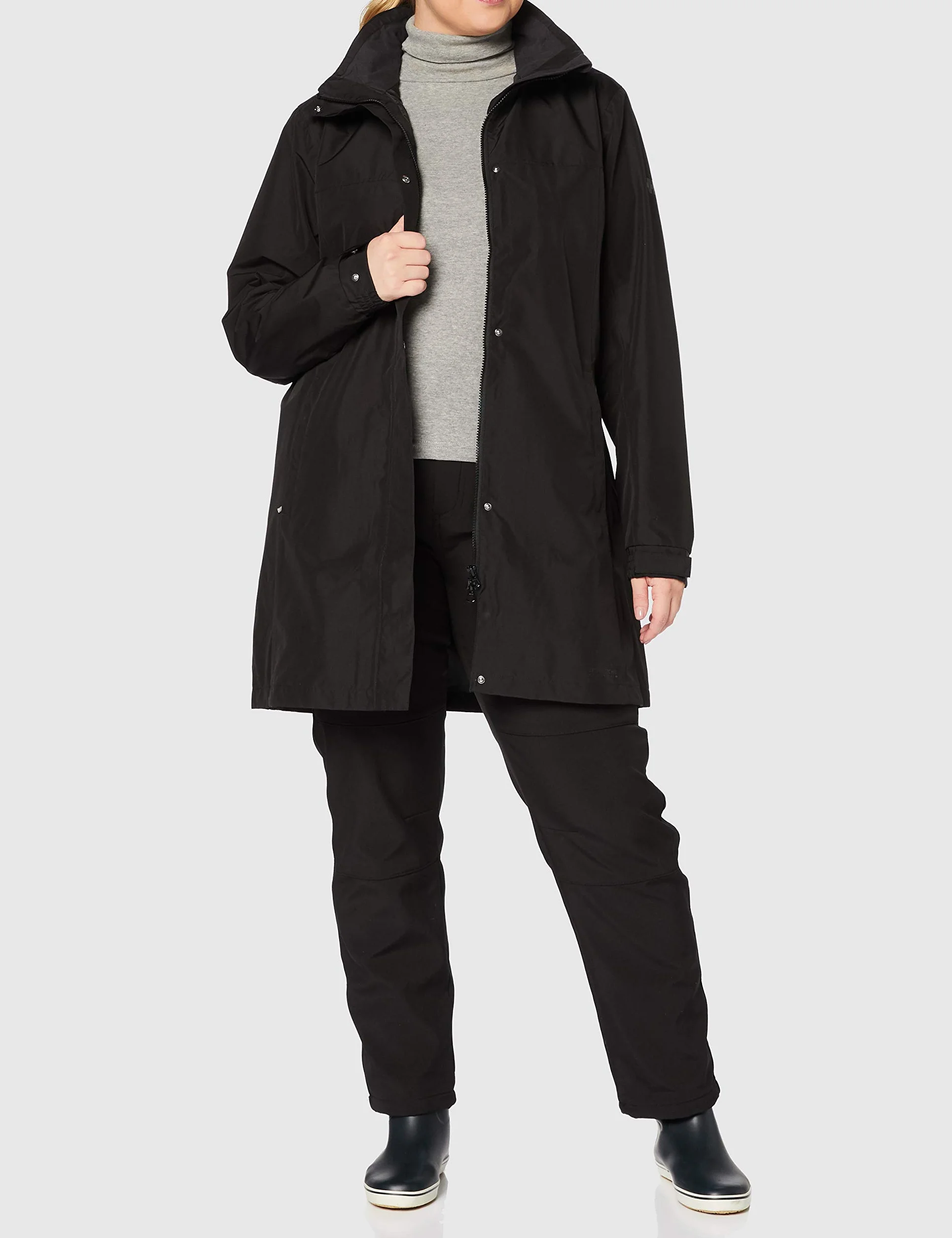Helly-Hansen Kobiety Aden Płaszcz, Czarny, XL