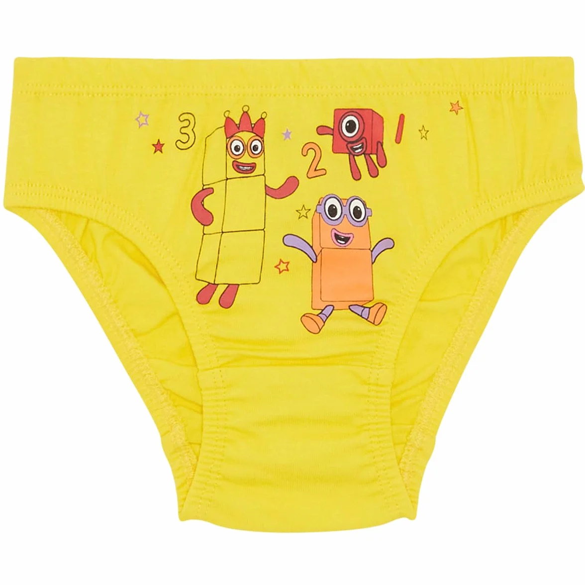 Numberblocks Pięciopak 100% bawełnianych majtek