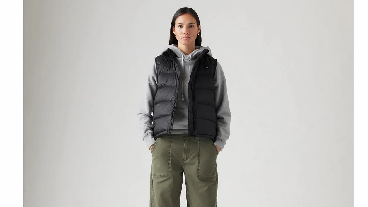 Levi's Damska kamizelka Polly Packable, Caviar, S