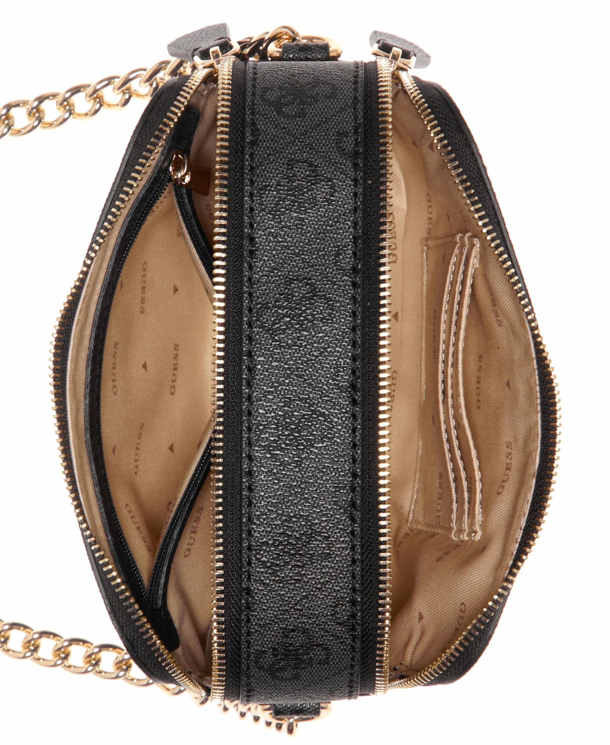 GUESS Noelle Crossbody CAM, damska torebka, beżowa, jeden rozmiar