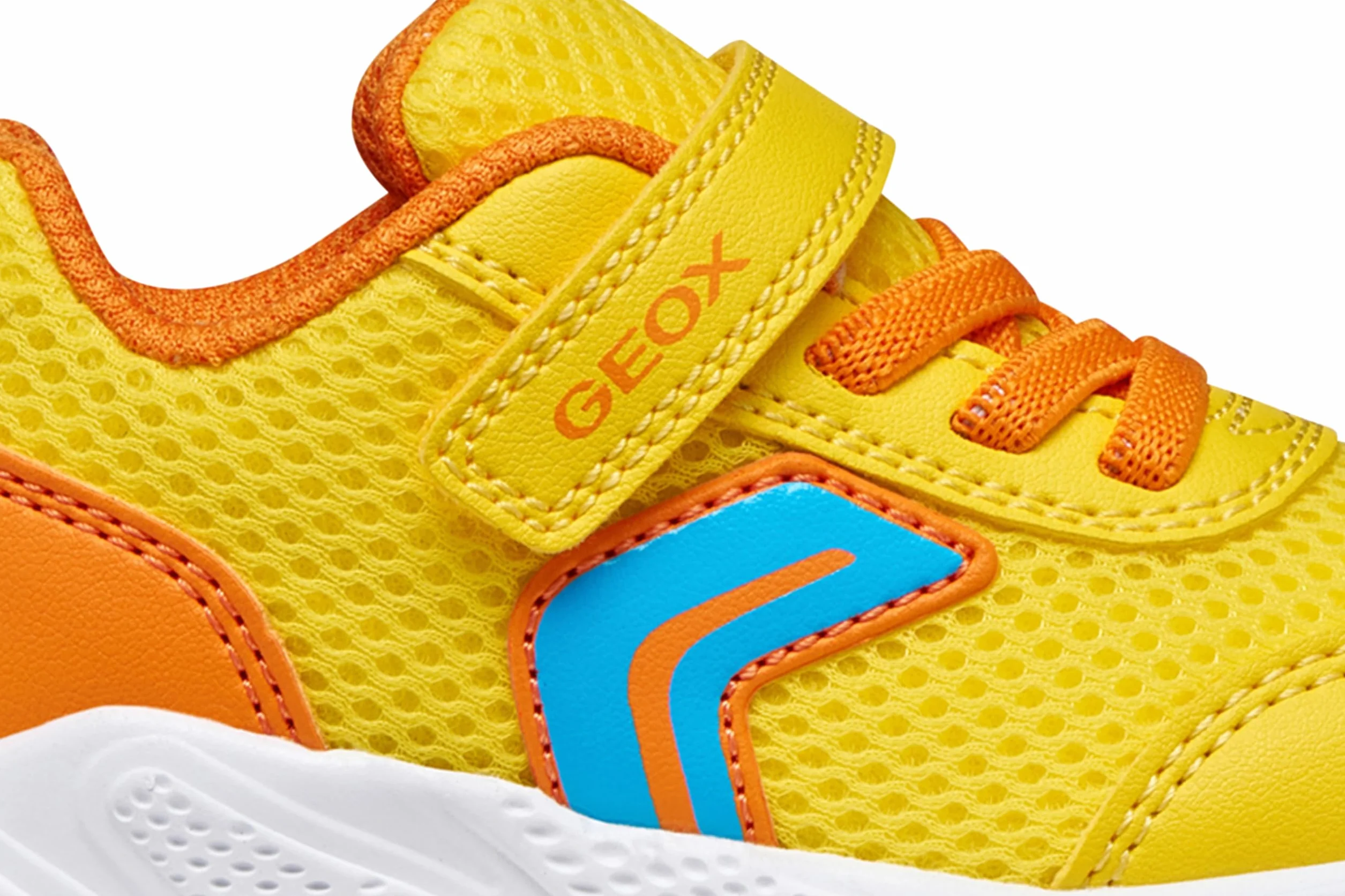 Geox B SPRINTYE Boy C Sneakers, żółte/pomarańczowe, 26 EU