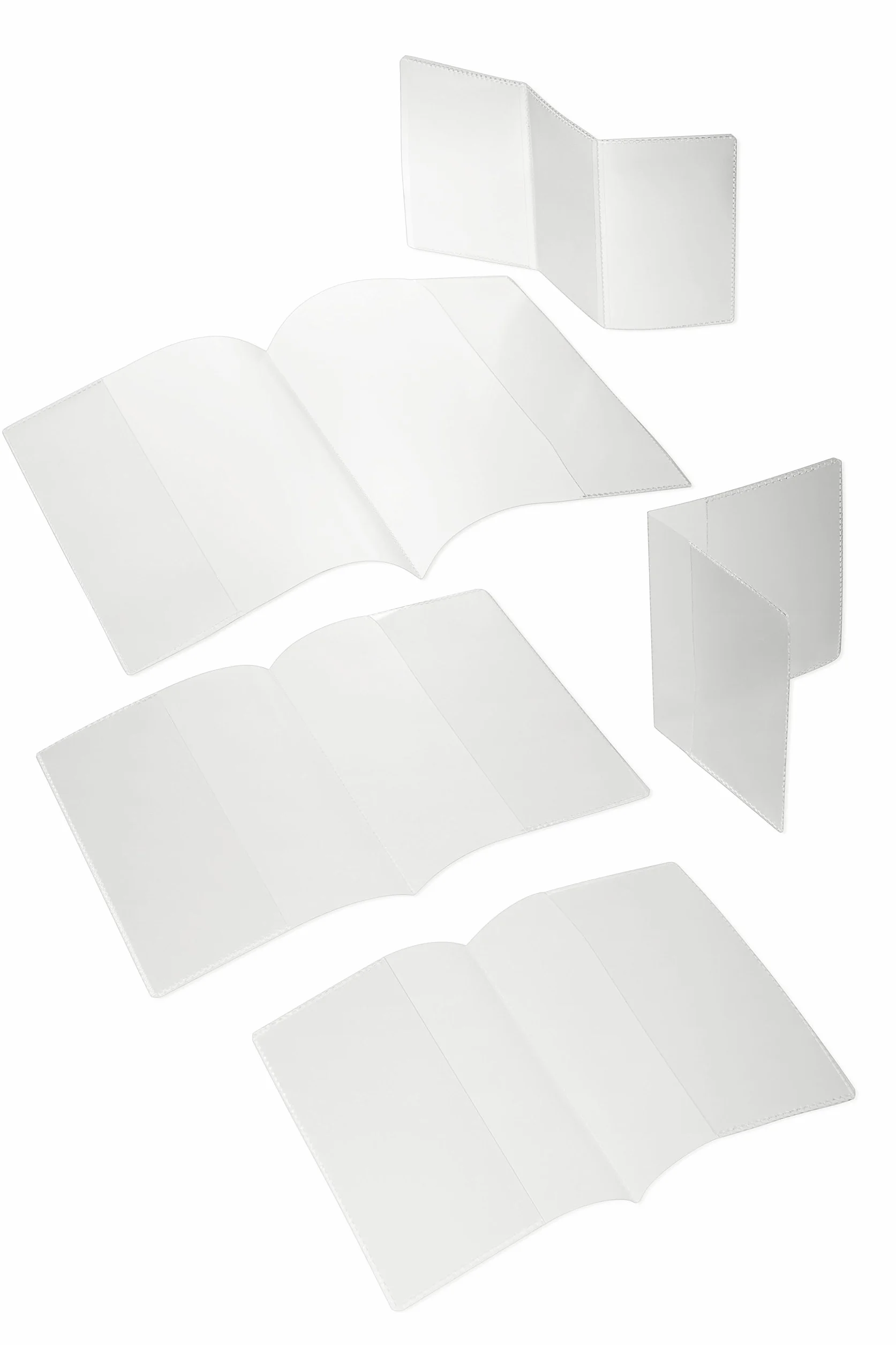 Durable 213819 podwójne koszulki (DIN A7, 148 x 105 mm), przezroczyste
