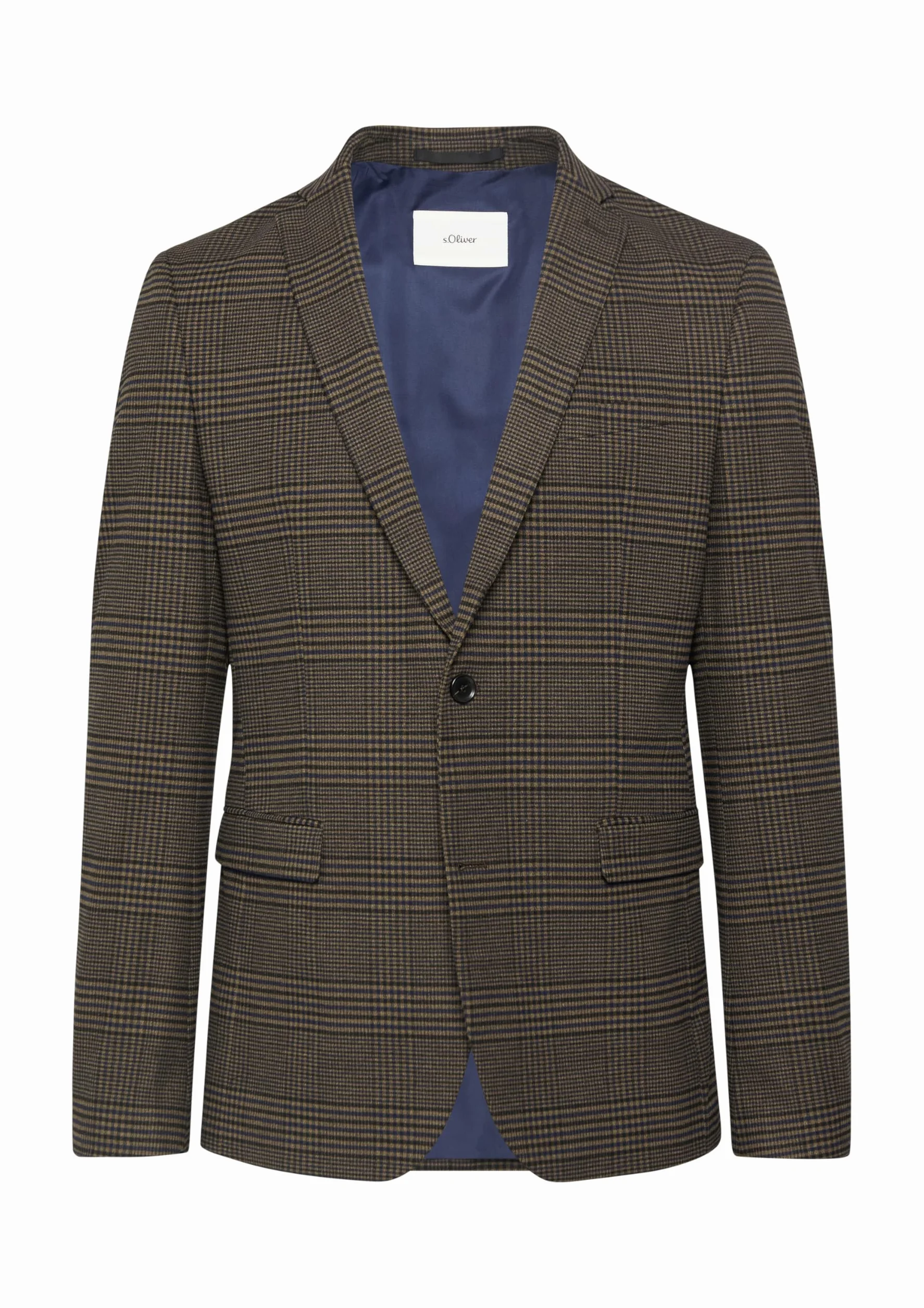 s.Oliver Marynarka garniturowa, krój slim fit Mężczyźni 2150981