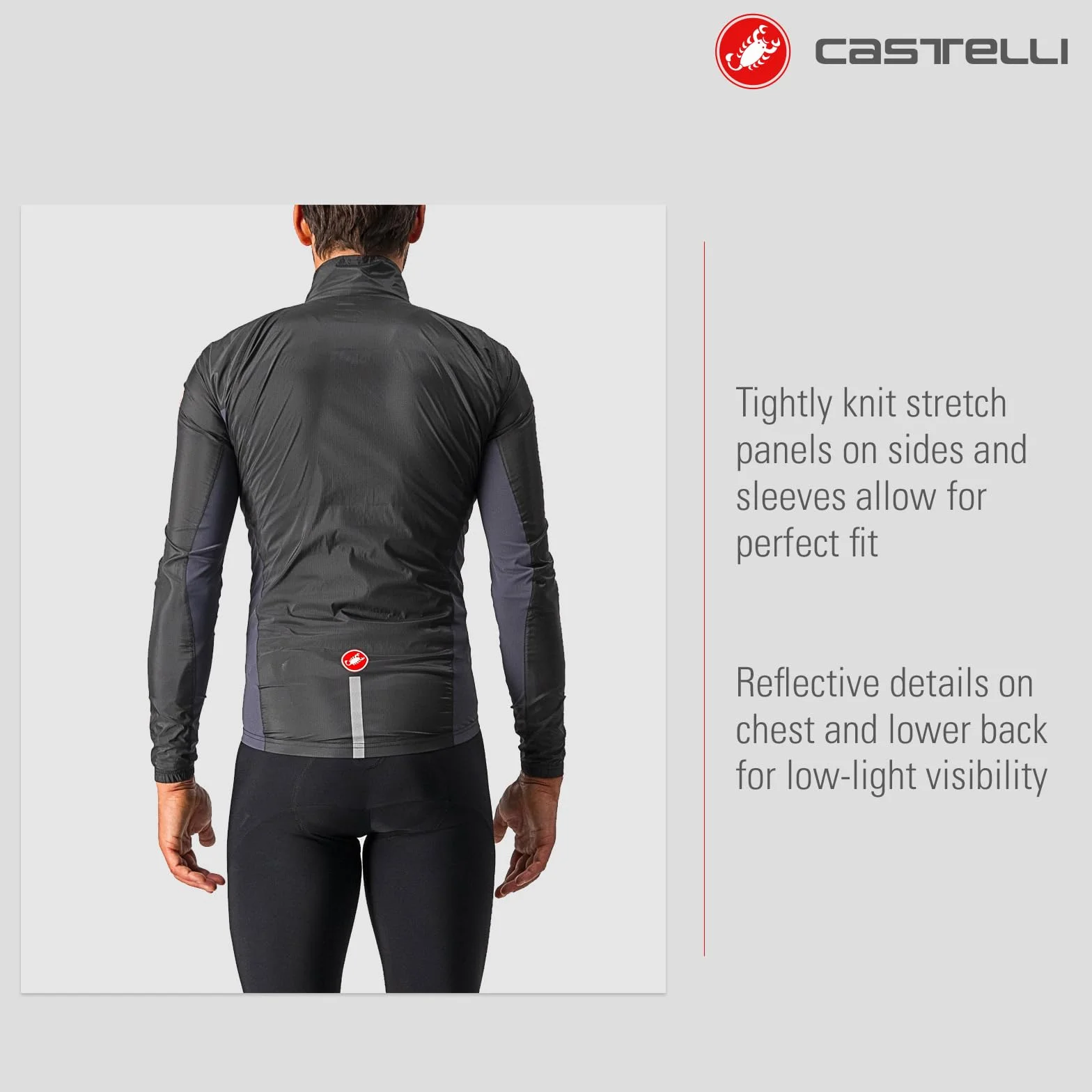 CASTELLI Kurtka Mężczyźni Squadra Stretch Jacket (1 w zestawie)