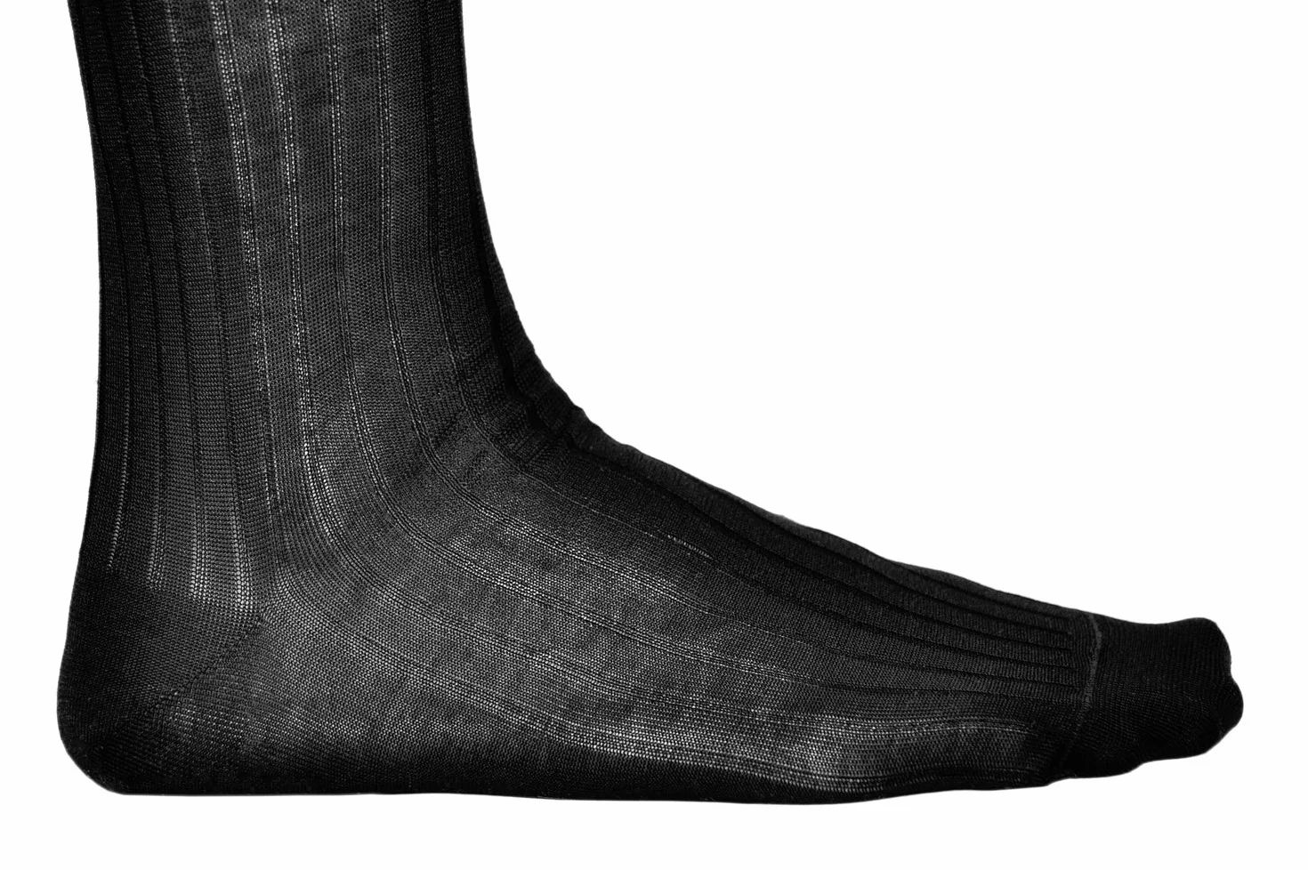 VITSOCKS Podkolanówki Męskie 100% BAWEŁNA Wysokie Skarpetki do Kolan (2 PARY) Eleganckie Prążkowane