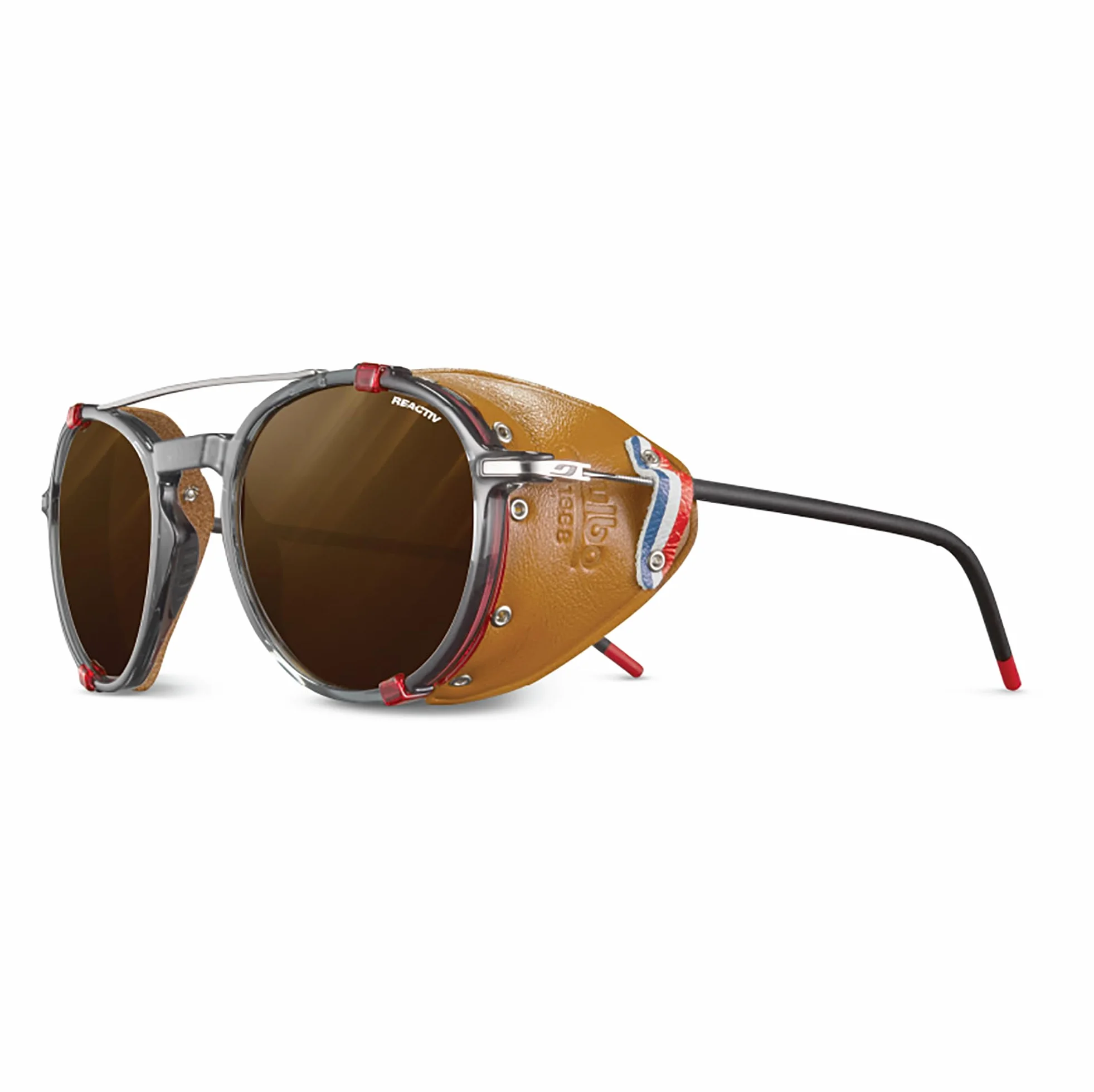 Julbo Okulary przeciwsłoneczne, Tryears/Red Black Legacy R24PL, L Unisex Dorosły, Tryears/Red Black Legacy R24pl, L