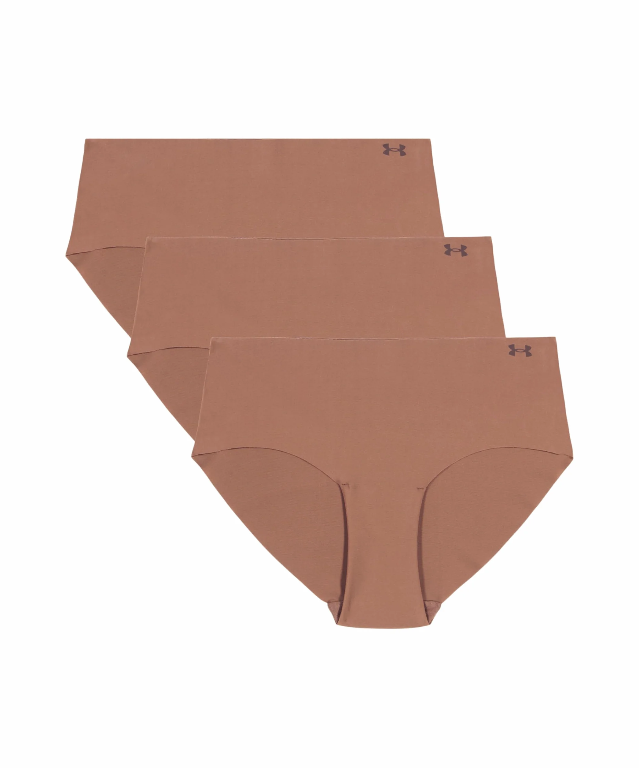 Under Armour Bielizna damska Pure Stretch niewidoczne hipsterskie spodnie, 3 sztuki solidnych majtek, Hue 625, S, Hue 625, S