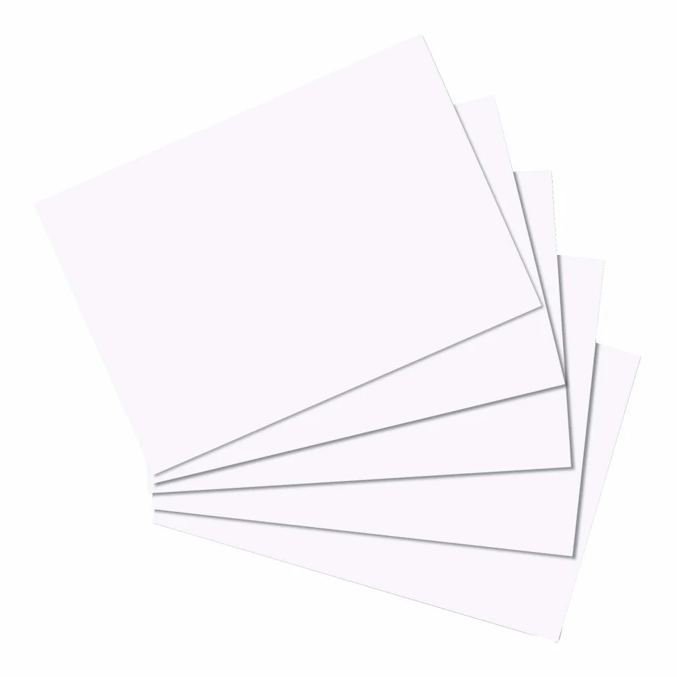 Herlitz 10621423 Fiszki A6, Biały