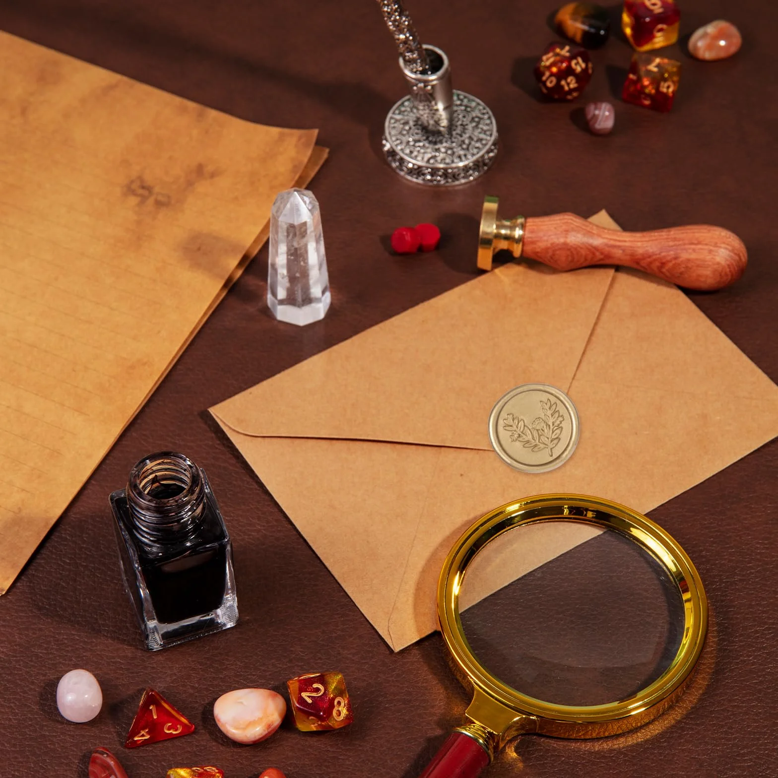 25 sztuk wosku pieczęci woskowej, samoprzylepne, w stylu antycznym, złote, naklejki w stylu vintage, wosk do pieczęci, eukaliptus, pieczęć wosku, do zaproszenia ślubnego, opakowania na prezent