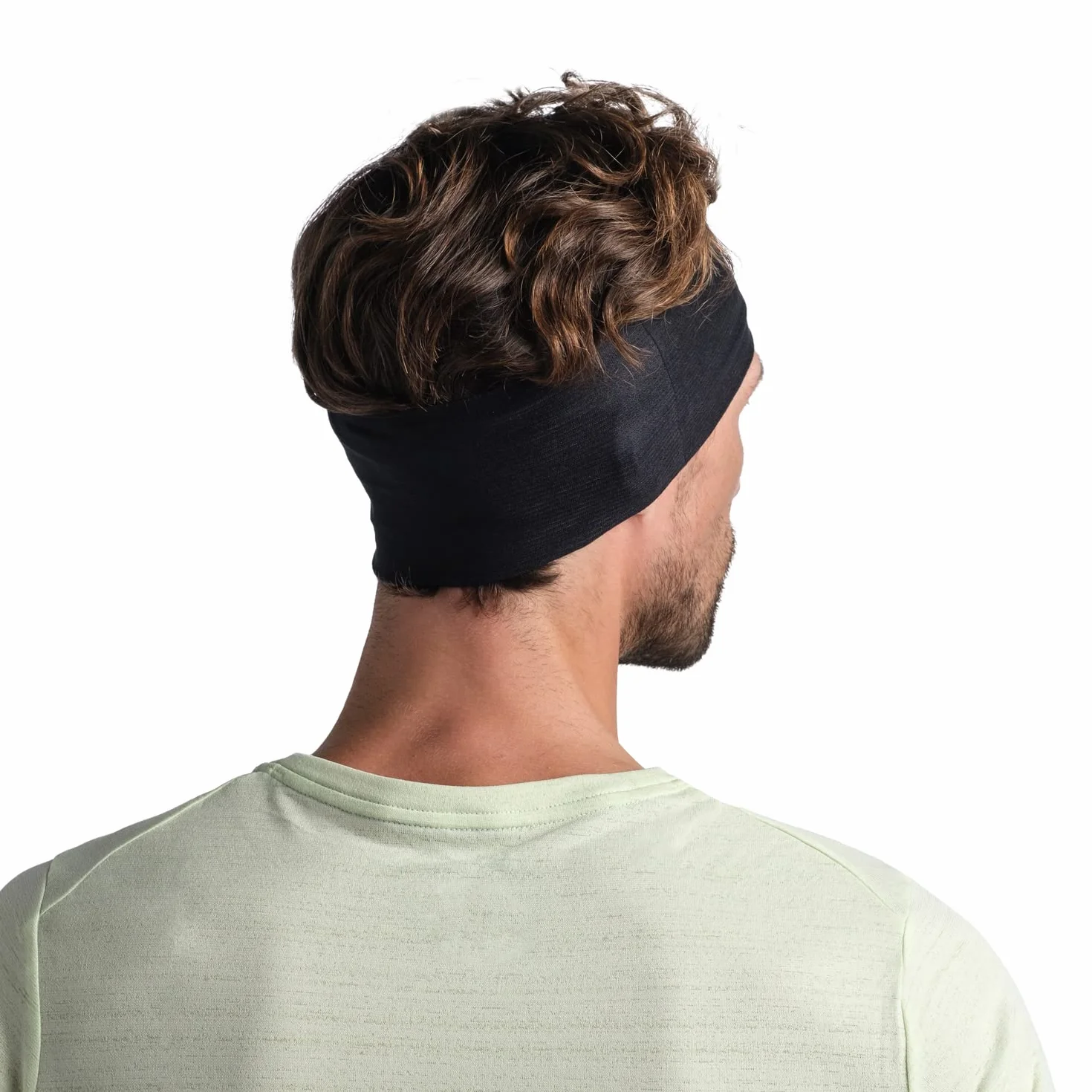 BUFF® | Taśma CoolNet UV® szeroka dla mężczyzn i kobiet dorosłych wygodna, ochrona UPF50, sport, elastyczny, materiał z recyklingu, jakość, jeden rozmiar, czarny