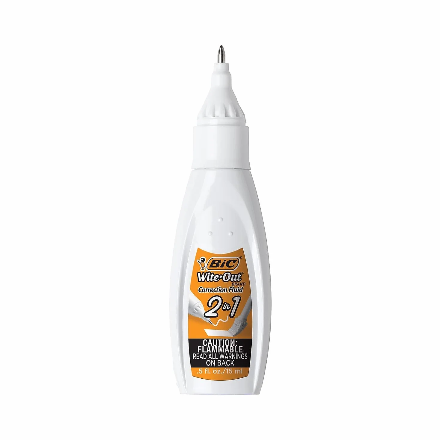 BIC 15 ml butelka Wite-Out płyn korekcyjny 2 w 1 (BICWOPFP11)