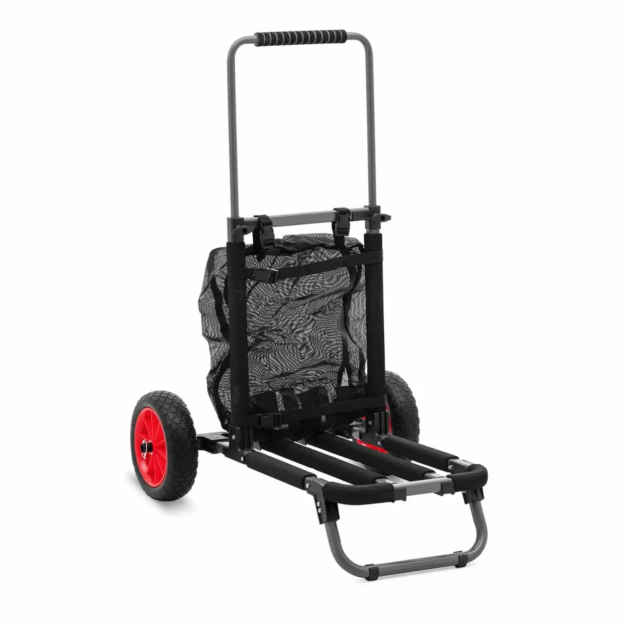 MSW Wózek Plażowy MSW-MMT-13, Składany, 75 kg, 800-1100 mm, Czarny, Aluminium