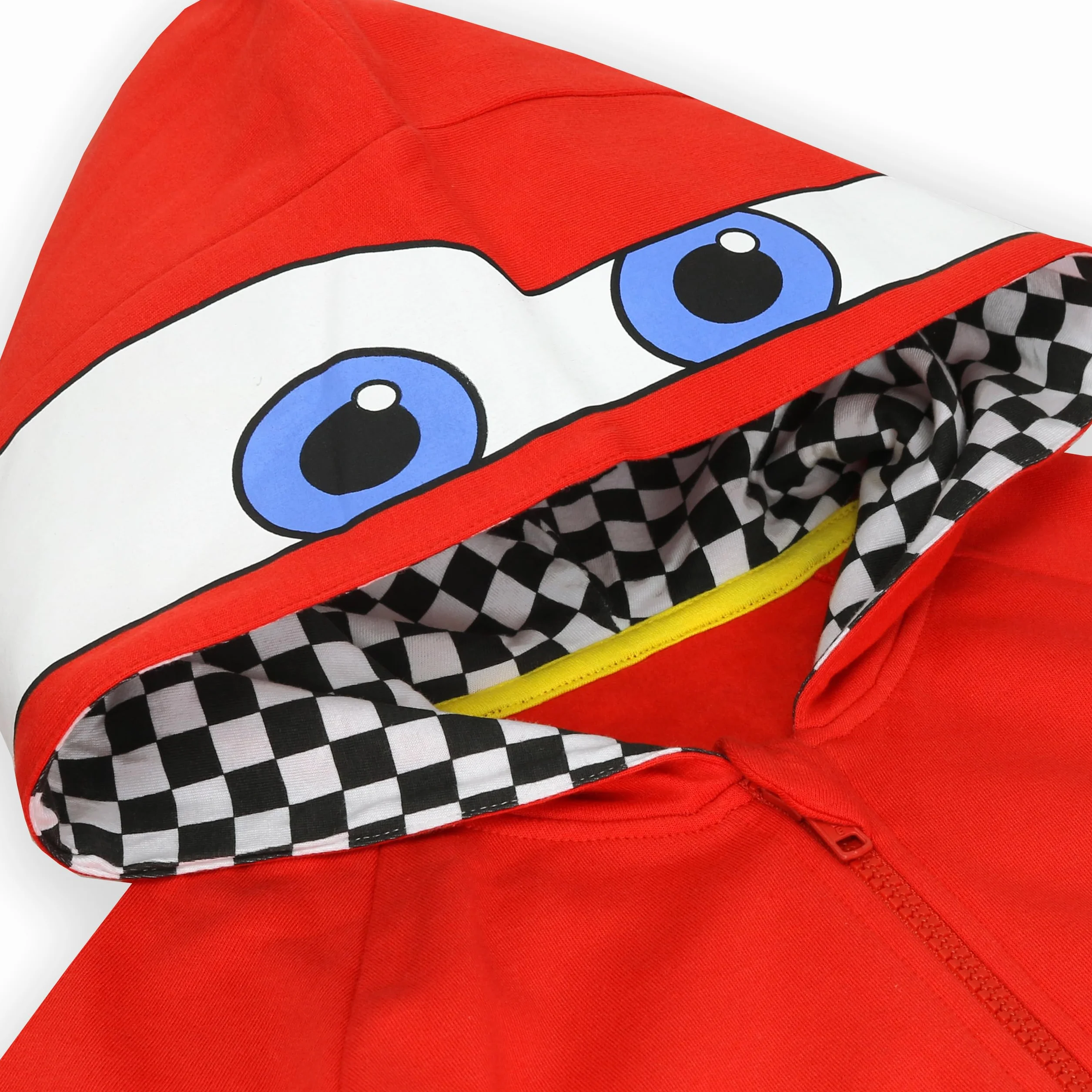 Disney Cars Bluza Z Kapturem | Bluza Chłopięca Cars | Bluza Kostiumowa Zygzak McQueen Dla Dzieci