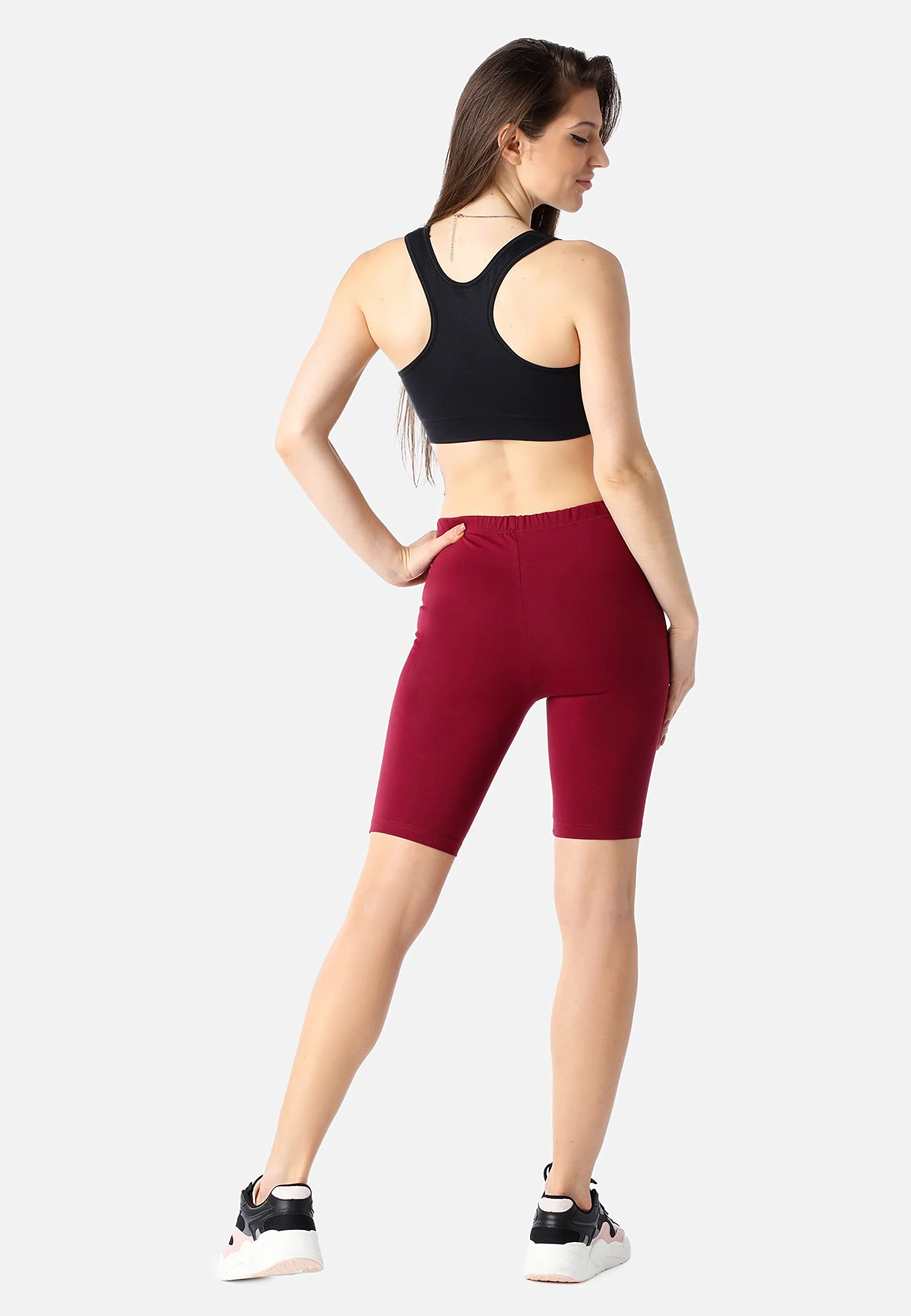 Bellivalini Legginsy Damskie Krótkie z Bio-Bawełny BLV50-185