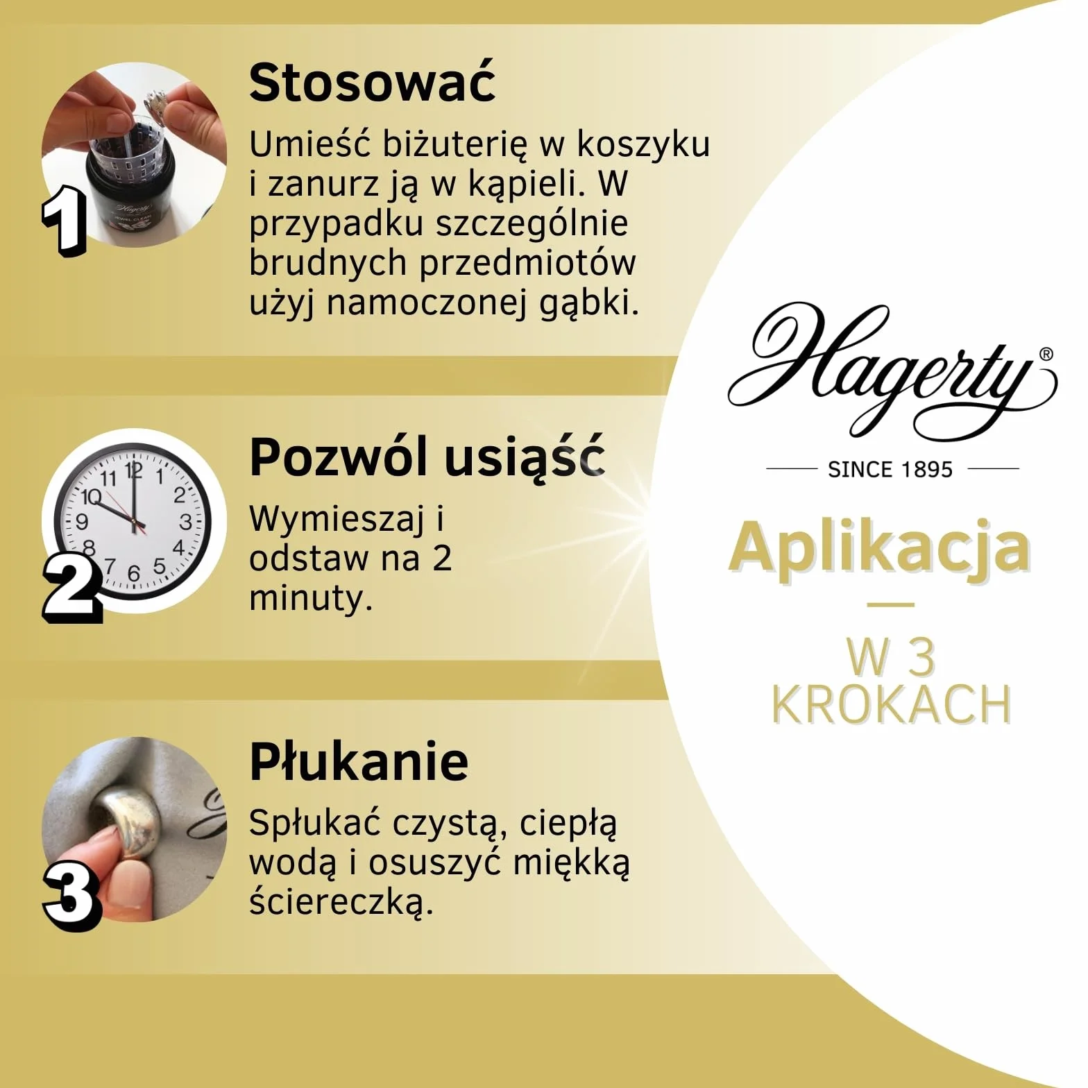 Hagerty Silver Clean płyn do czyszczenia srebrnej i posrebrzanej biżuterii 170ml I Skuteczny preparat do czyszczenia biżuterii I Płyn czyszczący do srebrnej biżuterii przywracający połysk I