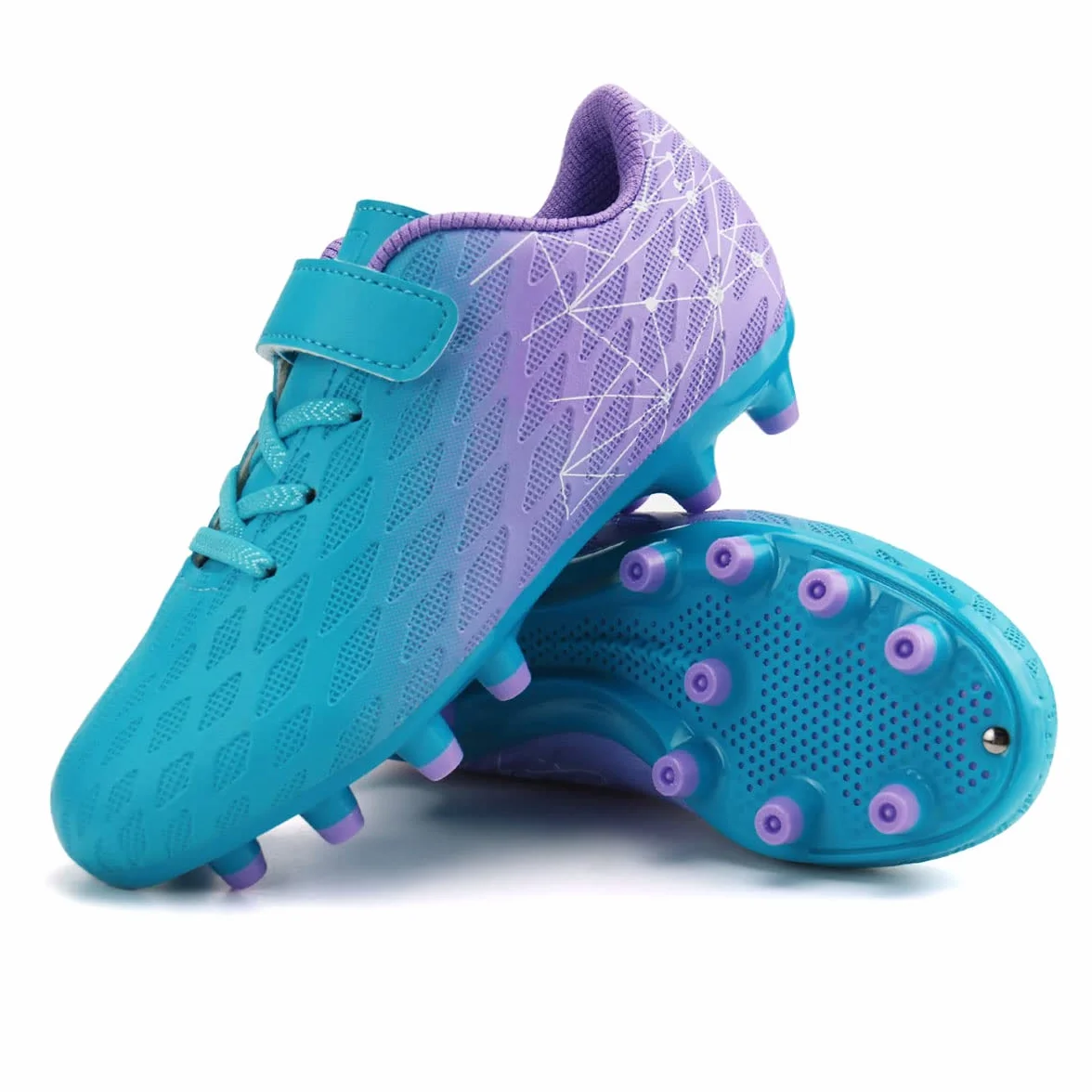 JABASIC Kids Firm Ground buty piłkarskie, dla chłopców i dziewczynek, sportowe buty piłkarskie