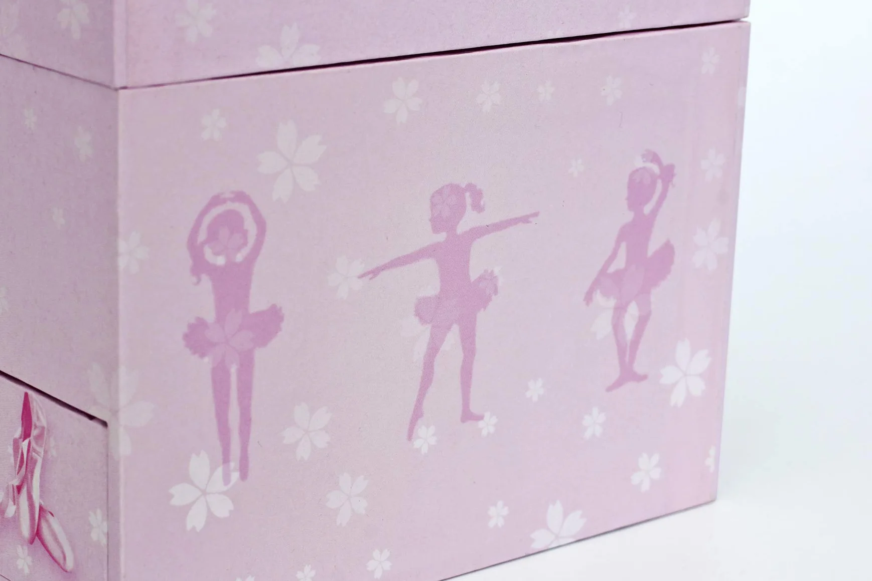 Trousselier TROUS20975 Balerina Shoe Musical Cube Box - Różowy