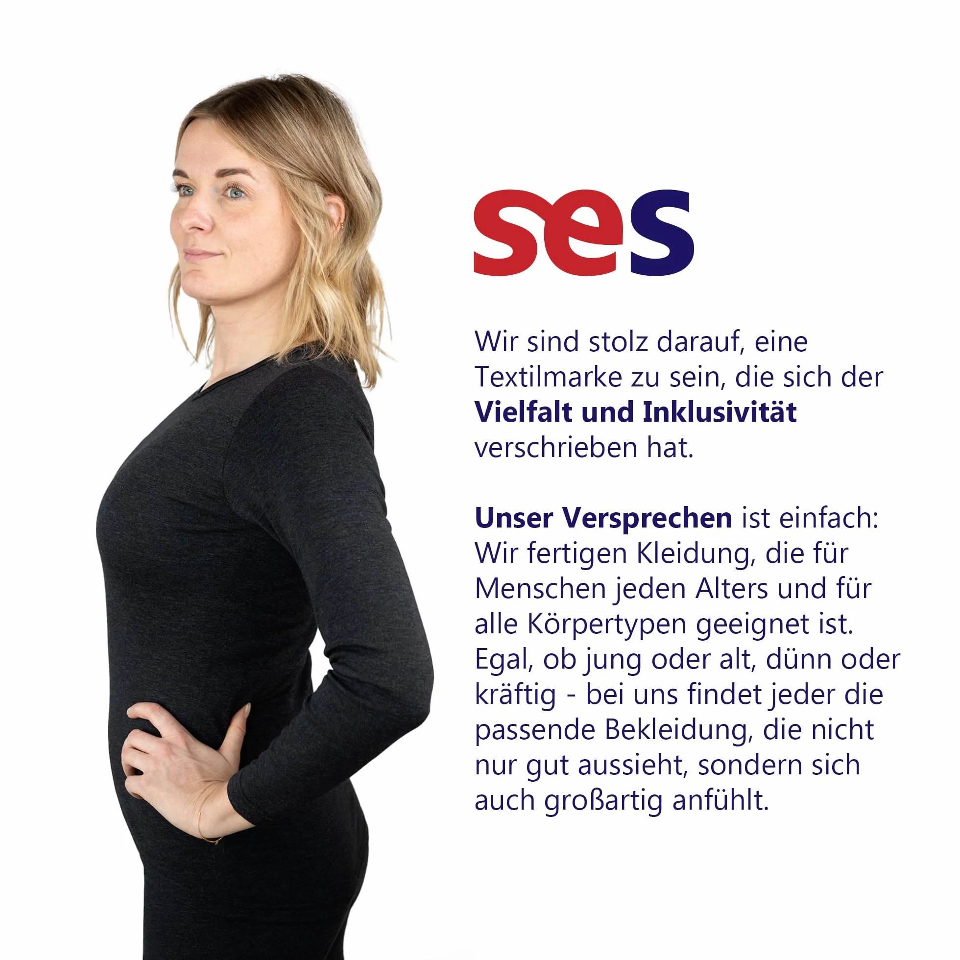 SES Damskie spodnie termiczne długie 38-52 z 75% bawełny i 25% poliestru/oddychające długie majtki damskie / bielizna termiczna dla ciepła i komfortu