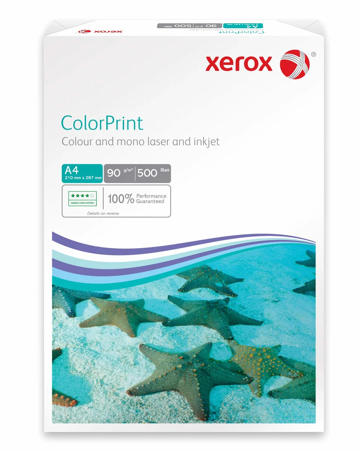 Xerox 003R95254 Premium kolorowy papier laserowy/do drukarki Color print, DIN A4, 90 g/m², 500 arkuszy, biały