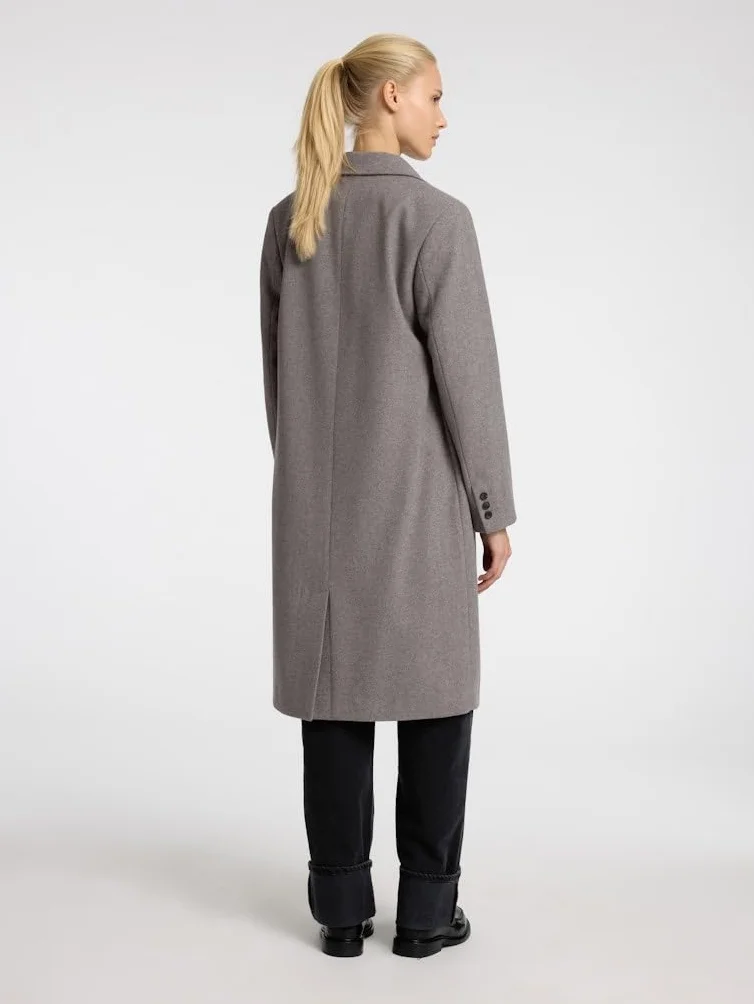 SELECTED FEMME Płaszcz Kobiety Slfnew Alma Wool Coat Noos
