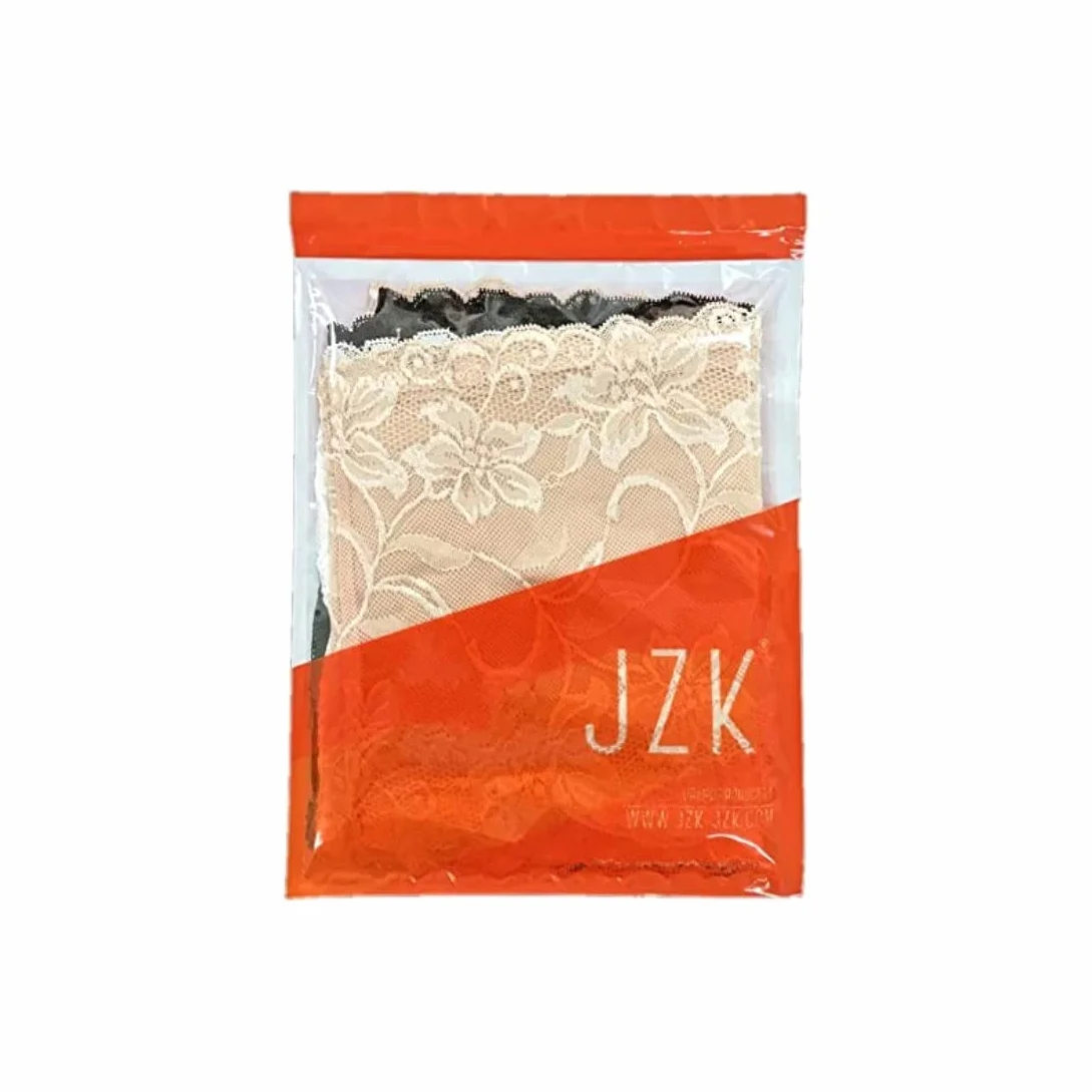 JZK 3 kolory biały beżowy czarny bardzo duży rozmiar XL elastyczna koronka bez ramiączek biustonosz typu bandeau top dla kobiet 36/80C, biust 92-102 cm