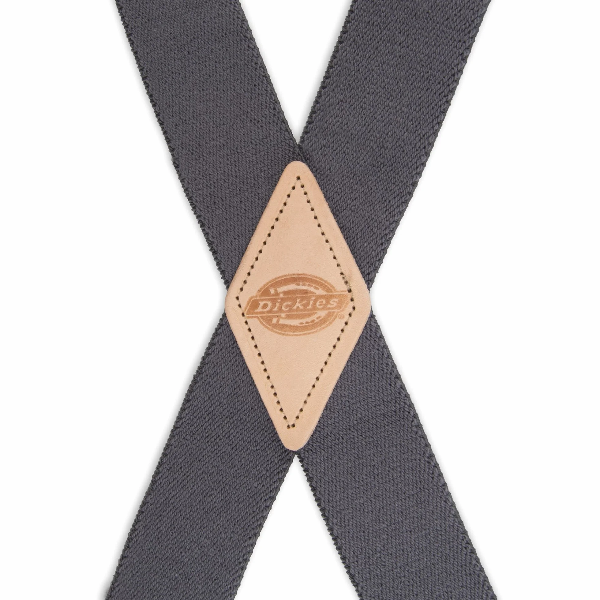 Dickies Męskie, proste, regulowane szelki X z tyłu 1 1/2", Grafitowy, Rozmiar uniwersalny