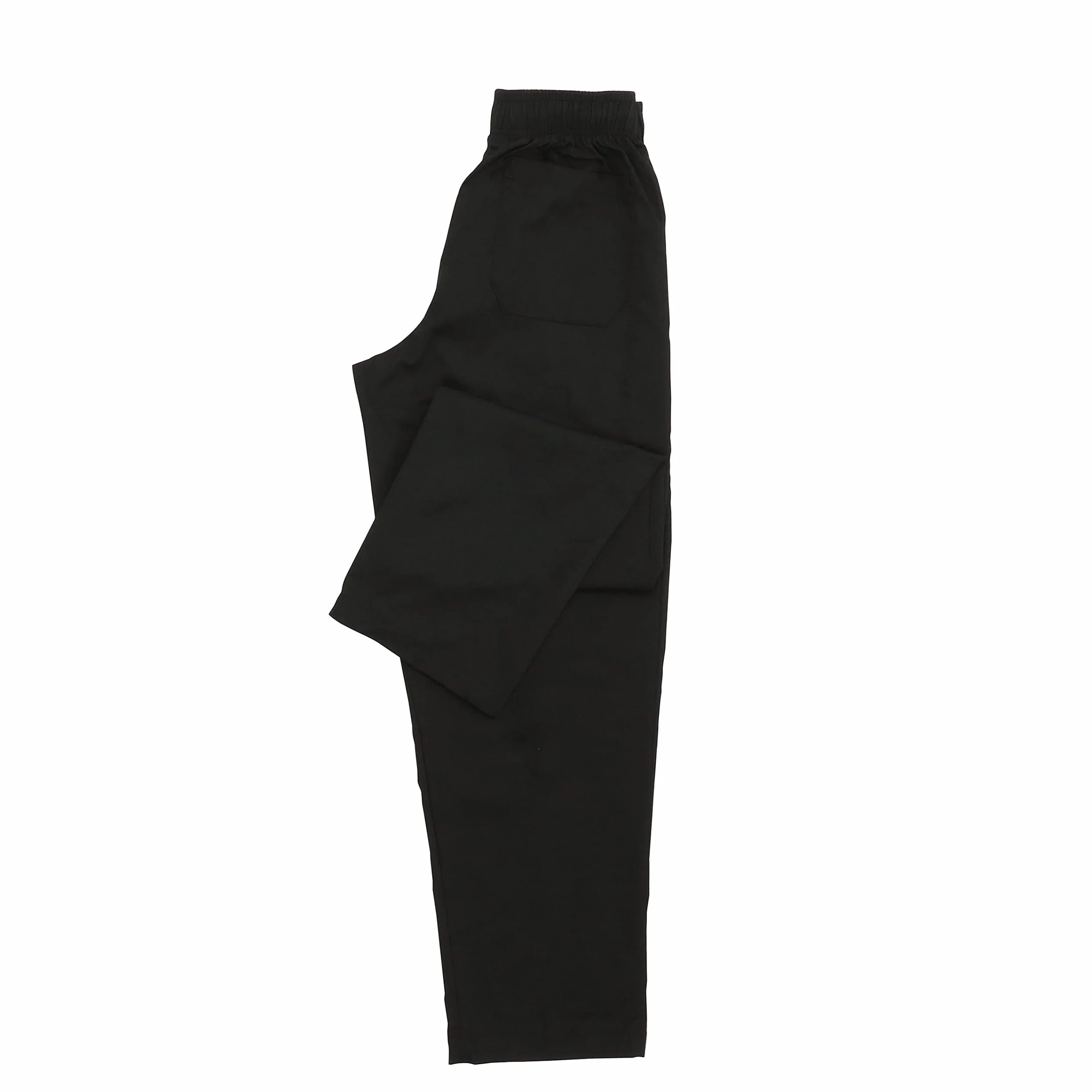 Chef Works Essential Baggy Zip-fly Chef Pants - Essential Baggy Zip-Fly: czarny Mężczyźni