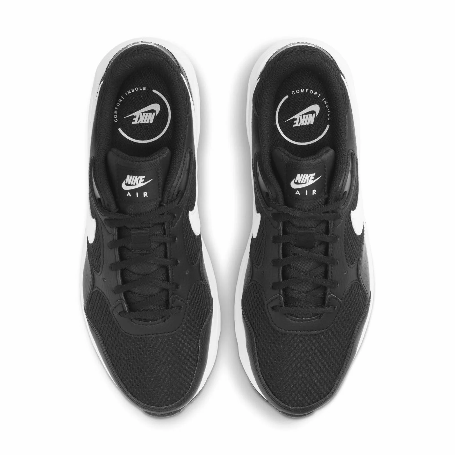 Nike Chłopcy Air Max Sc Sneakersy, Czarny/Biały, 39 EU