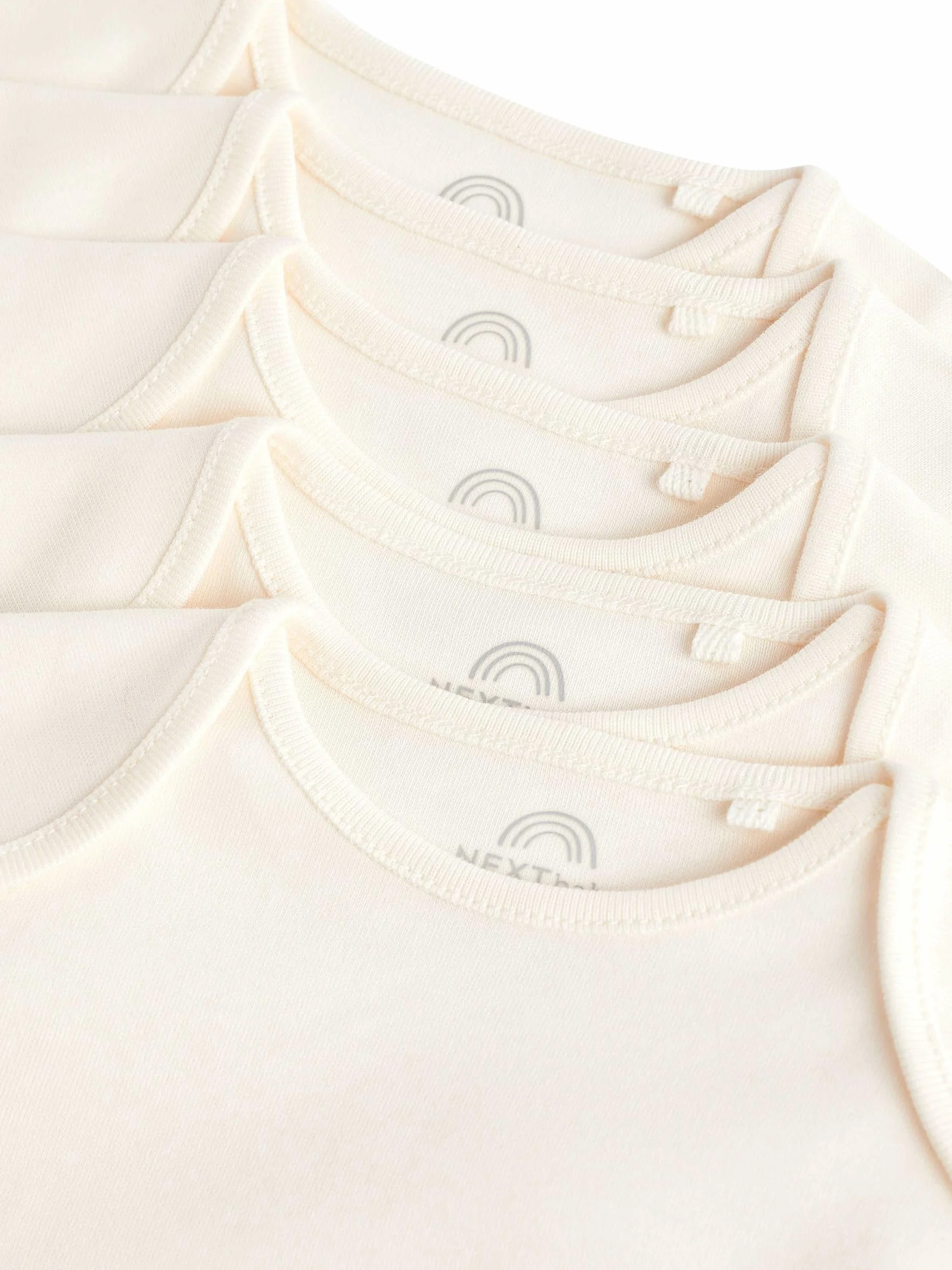 NEXT Noworodki unisex Zestaw 5 body niemowlęcych z długim rękawem Essential