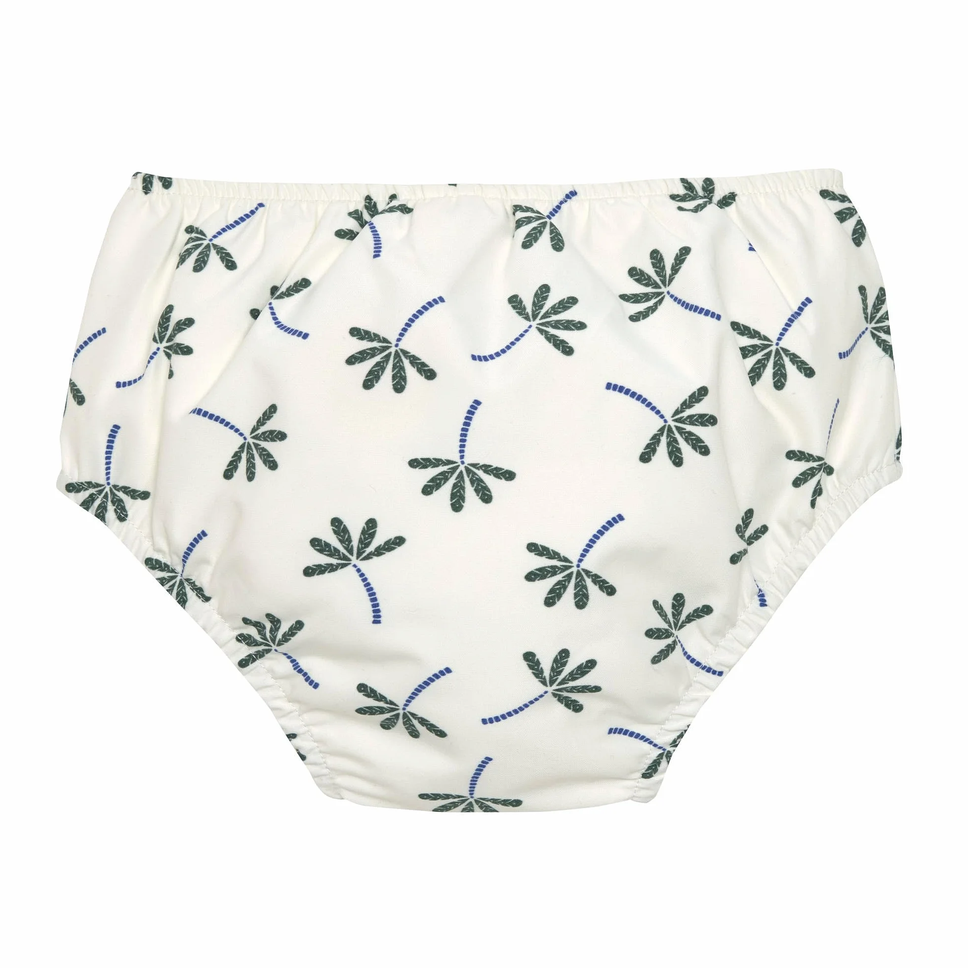 LÄSSIG Pieluchy do pływania dla niemowląt, pieluchy, kąpielówki, diaper palms Nature, 19-24 miesięcy, rozmiar: 92, biały, 92