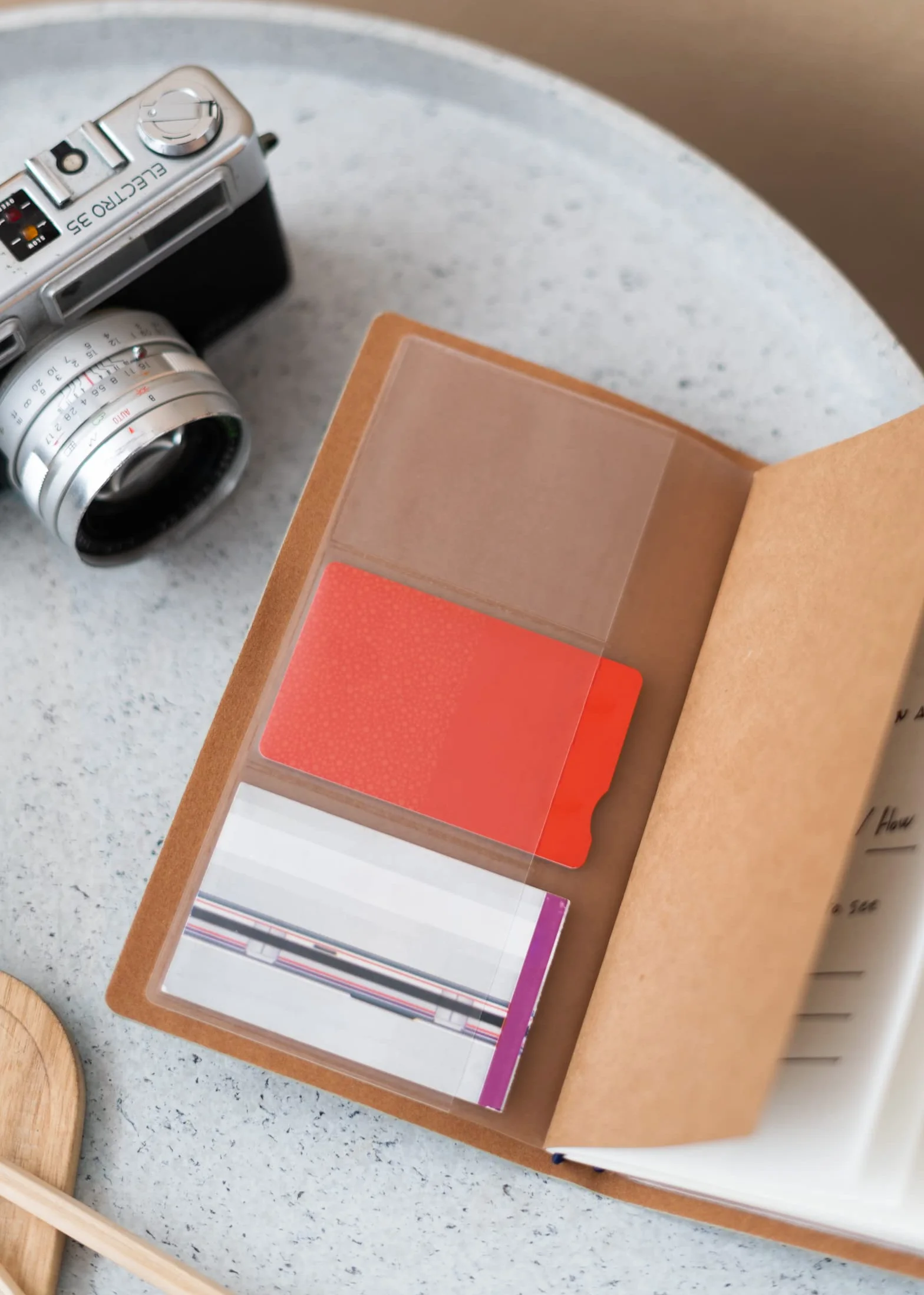 Kokonote Hokusai Travel Journal - PU Leather Journal Notebook - Diary Journal - Travel Notebook - Travel Accessories - Travel Gifts - Travel Gift - Cute Gifts