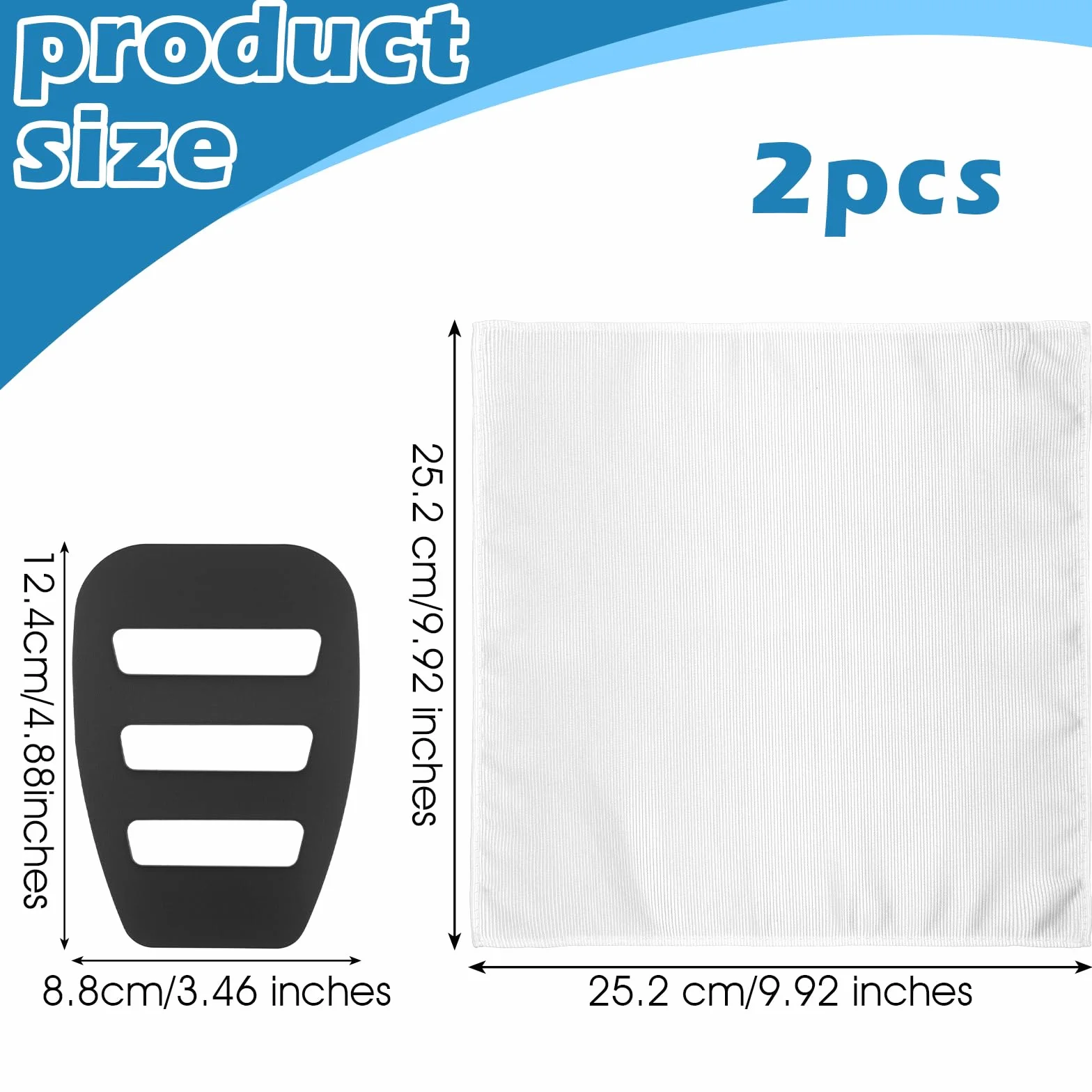 Qianyu Poszetki dla mężczyzn, niewidoczne kieszenie, kwadratowy uchwyt, 25 cm, chusteczki, z kieszenią, biały, garnitur, chusteczki, na co dzień, wesele, przyjęcie, biznes, pan młody, na co dzień