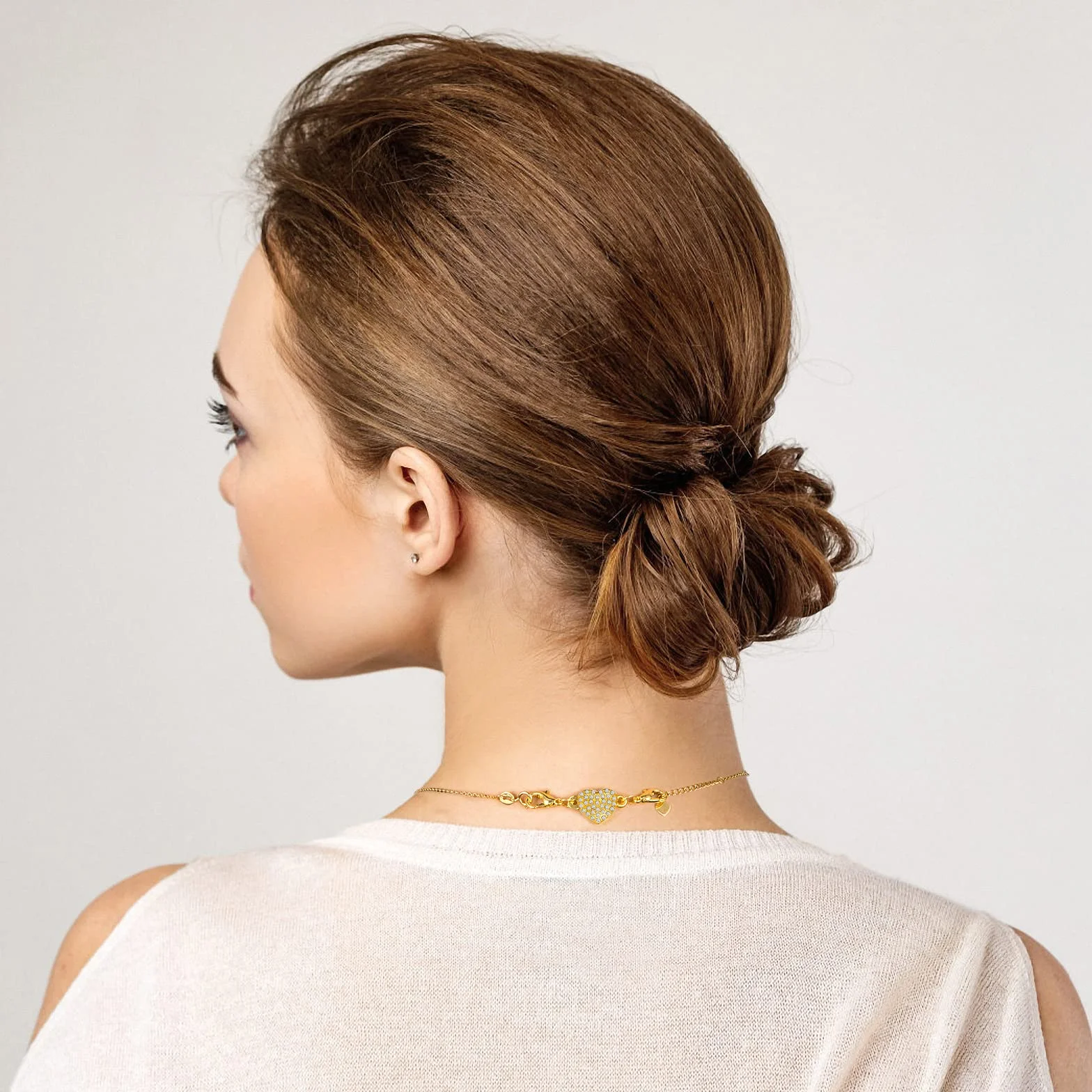 Magnetyczne zapięcia do biżuterii w kształcie serca, magnetyczne zapięcia na karabińczyk, samonastawne zapięcia do biżuterii, naszyjników, bransoletek, 6 sztuk (srebrne i złote)