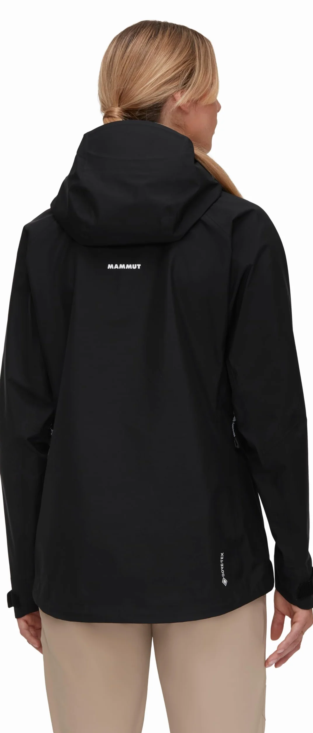 Mammut Crater IV HS Hooded Jacket Women – Damska Kurtka Wodoodporna z Kapturem | Oddychająca i Lekka | Czarna, Rozmiar XL