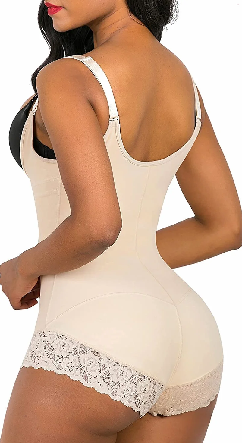 SHAPERX Damski kombinezon modelujący figurę Fajas Body Shaper brzuch wyszczuplający sylwetkę