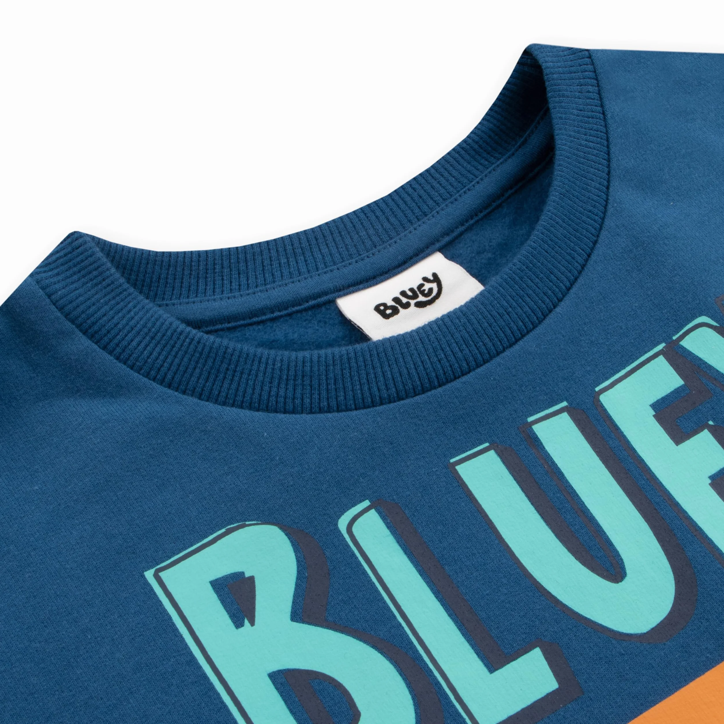 Bluey Sweter | Męska Bluza | Sweter Z Okrągłym Kołnierzem Rodzina Heeler Dla Chłopców