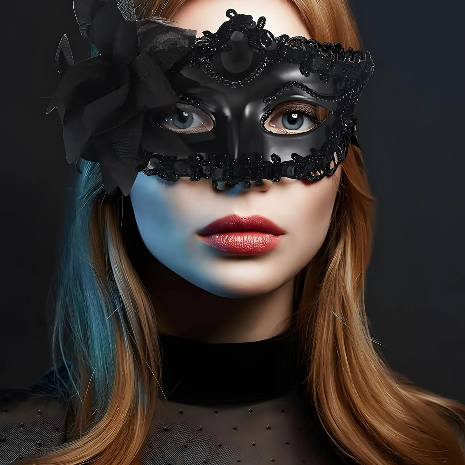 2 Szt Maski Kostiumów, Czarne Weneckie Maseczki Koronkowe, Kuszące maski na Bal Masek, Dla Mężczyzn i Kobiet na Maskarady i Costume Party
