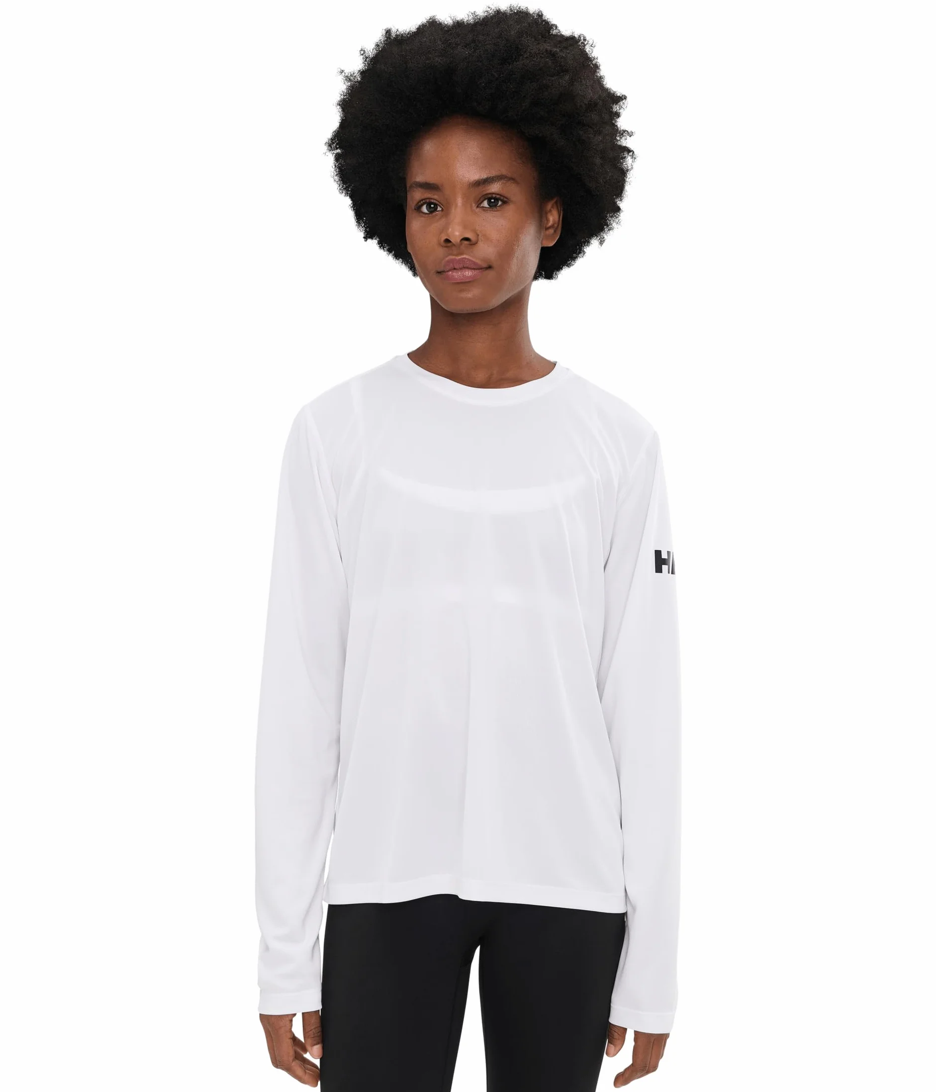 Helly Hansen Damska W HH Tech Crew LS 2.0, biała, XL