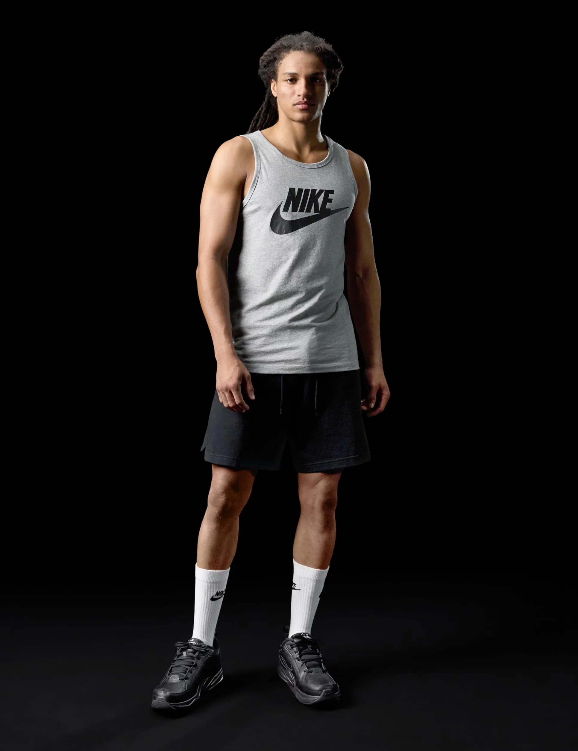 NIKE Męskie buty treningowe Air Monarch Iv, Czarny 01, 46 EU