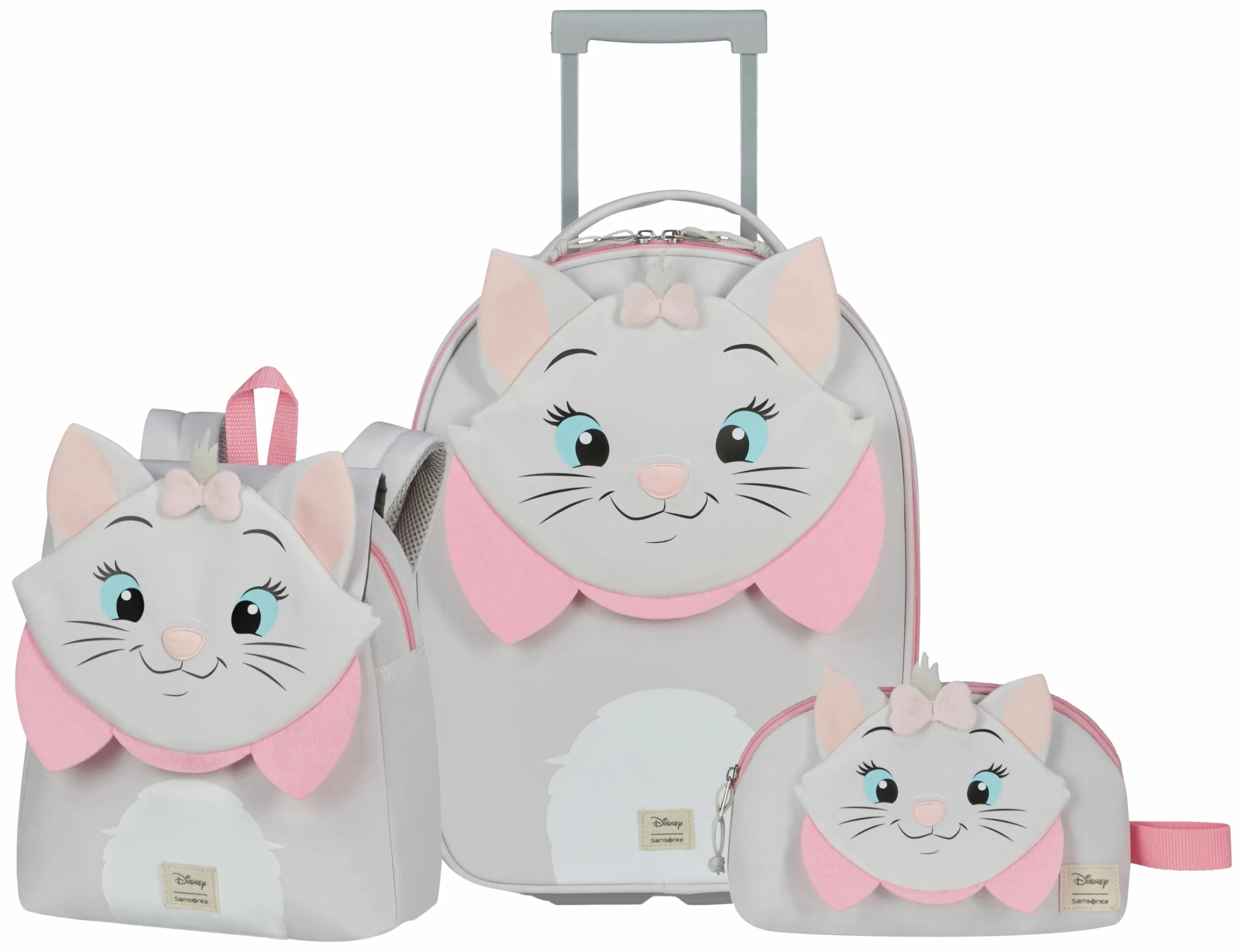 Samsonite Happy Sammies Disney - Upright XS Children's Bagagage, 45 cm, 23 L, wielokolorowe (Aristocat Marie)