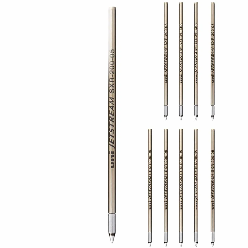 Uni Jet Stream Prime High Grade Multi długopis kulkowy, wkład uzupełniający, 0,5 mm, czarny, SXR-200-05, zestaw 10 sztuk