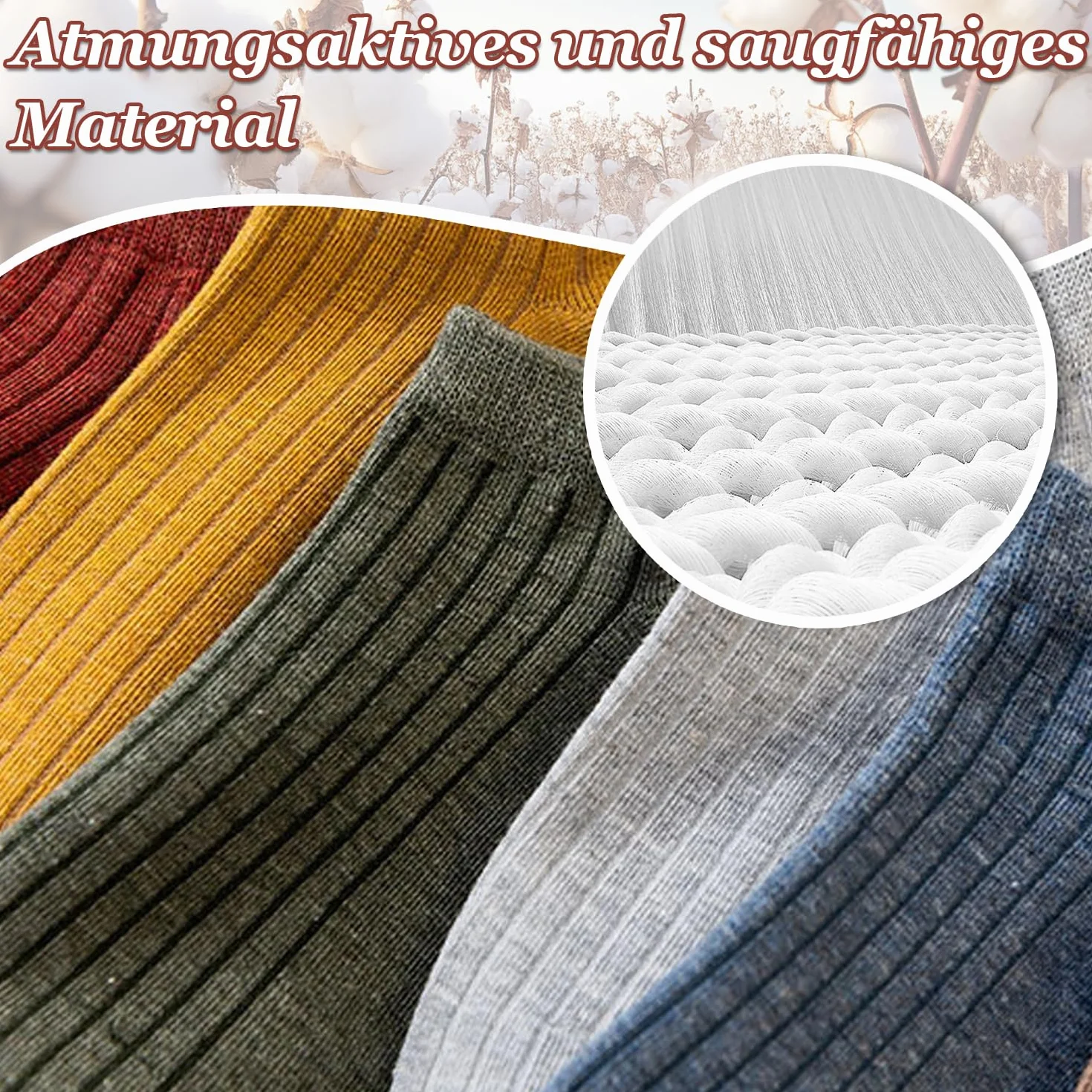 10 par skarpet damskich do sneakersów, bawełniane, oddychające, sportowe, stopki, skarpety do sneakersów, damskie skarpety 36-42, krótkie skarpetki, antypoślizgowe, kolorowy, 36-41 EU