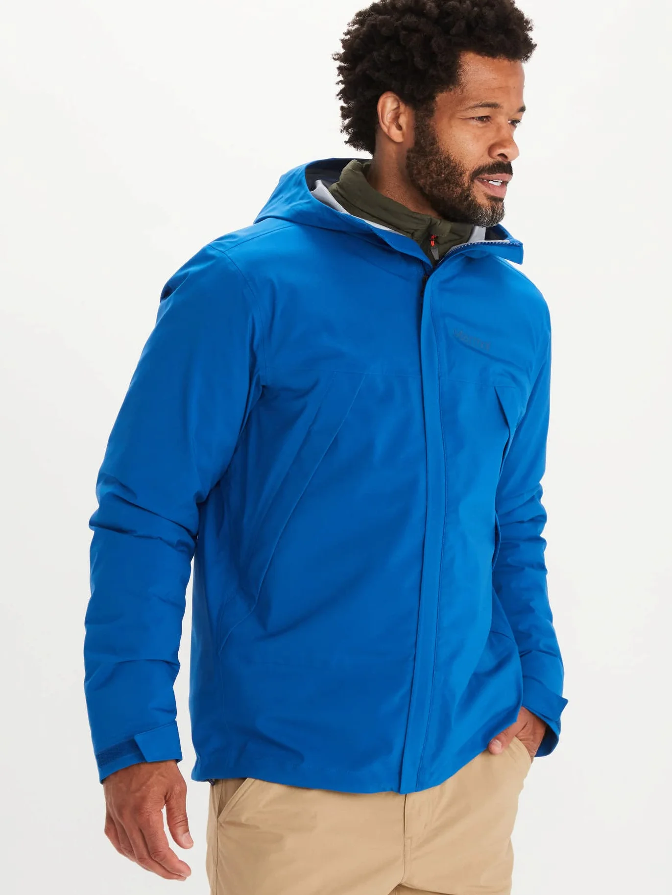 Marmot Meżczyzni PreCip Eco Pro Jacket, Wodoodporna kurtka przeciwdeszczowa