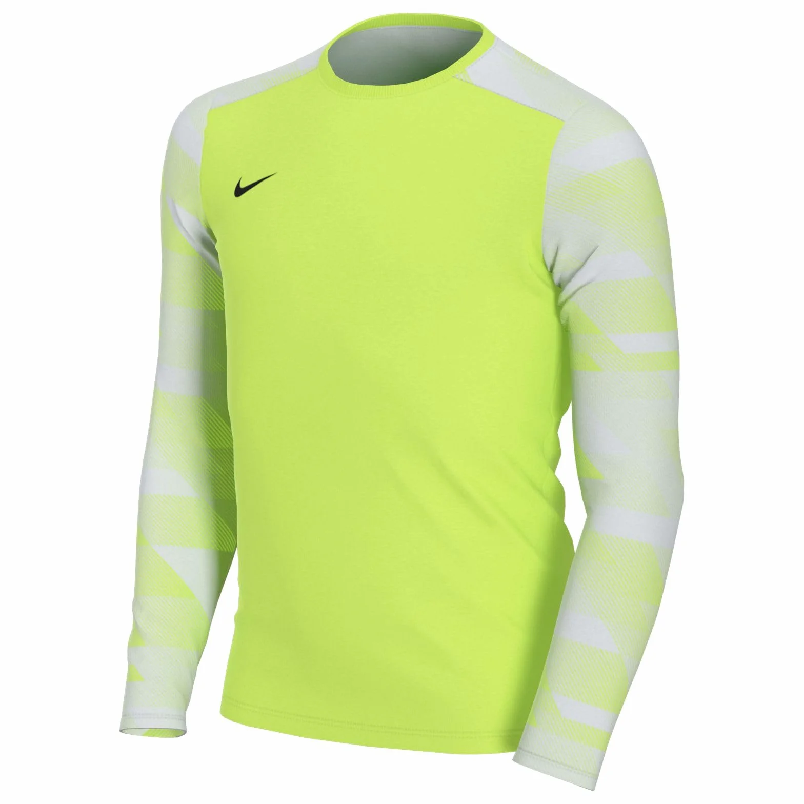 Nike chłopięcy Y NK DRY PARK IV JSY LS GK koszulka z długim rękawem, wolt/biały/(czarny), S
